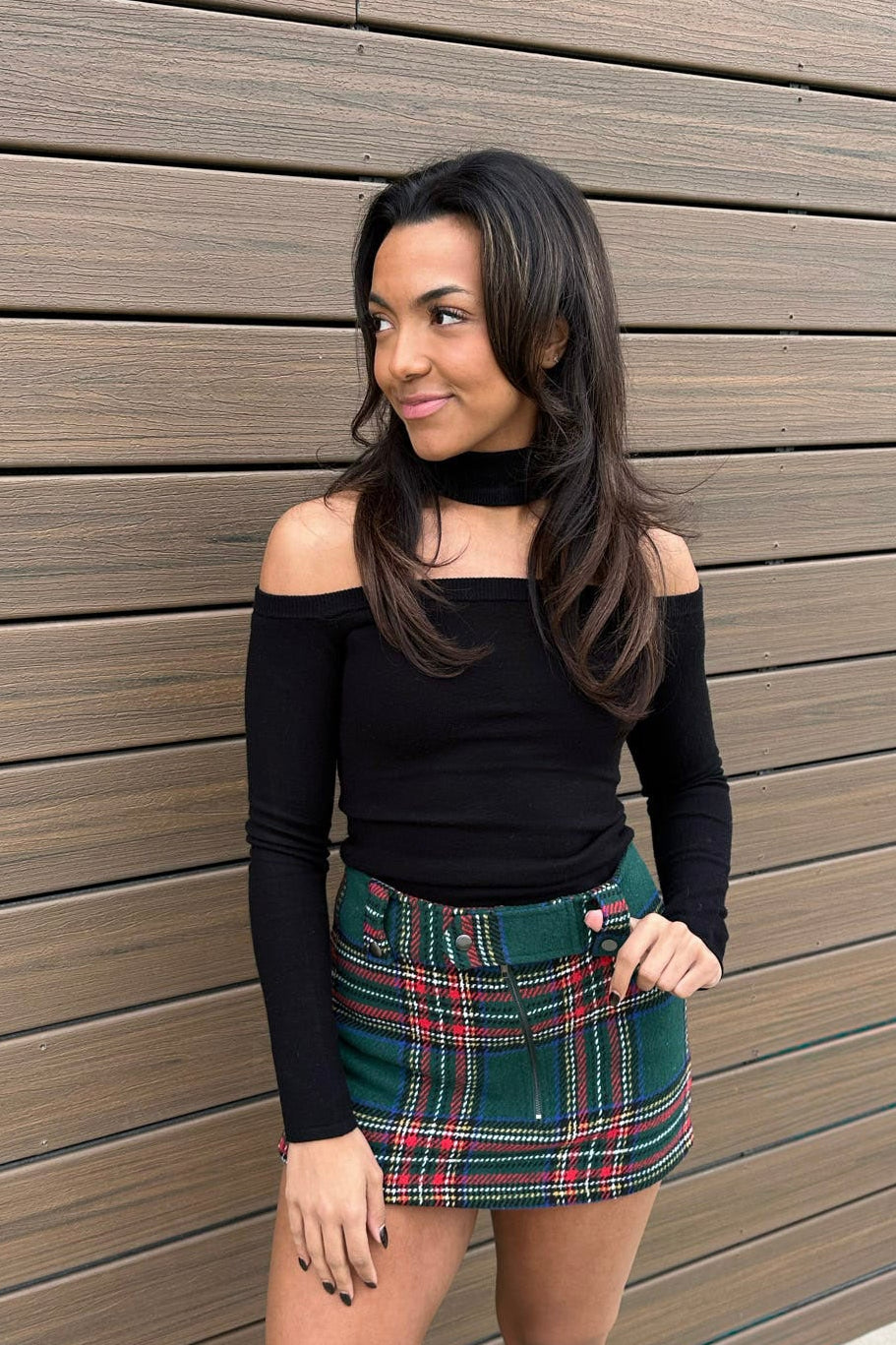 Ciao Chocker Sweater Top