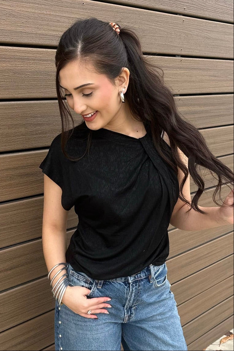 Twist Shoulder Top