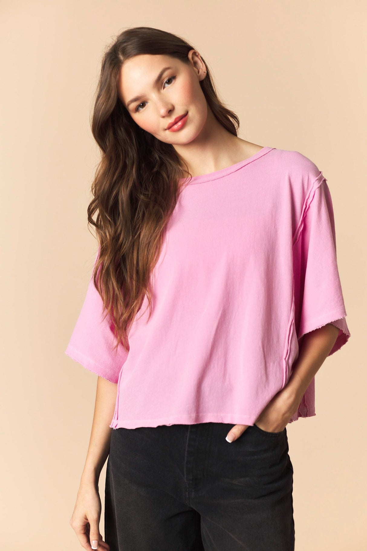 Garment Dye Dolman Top