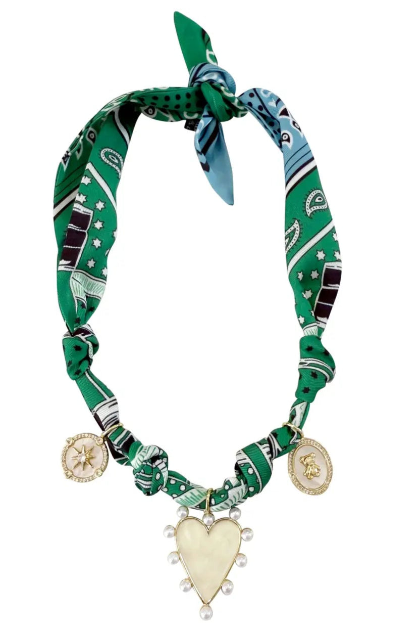 RHONDA MULTI CHARM SCARF