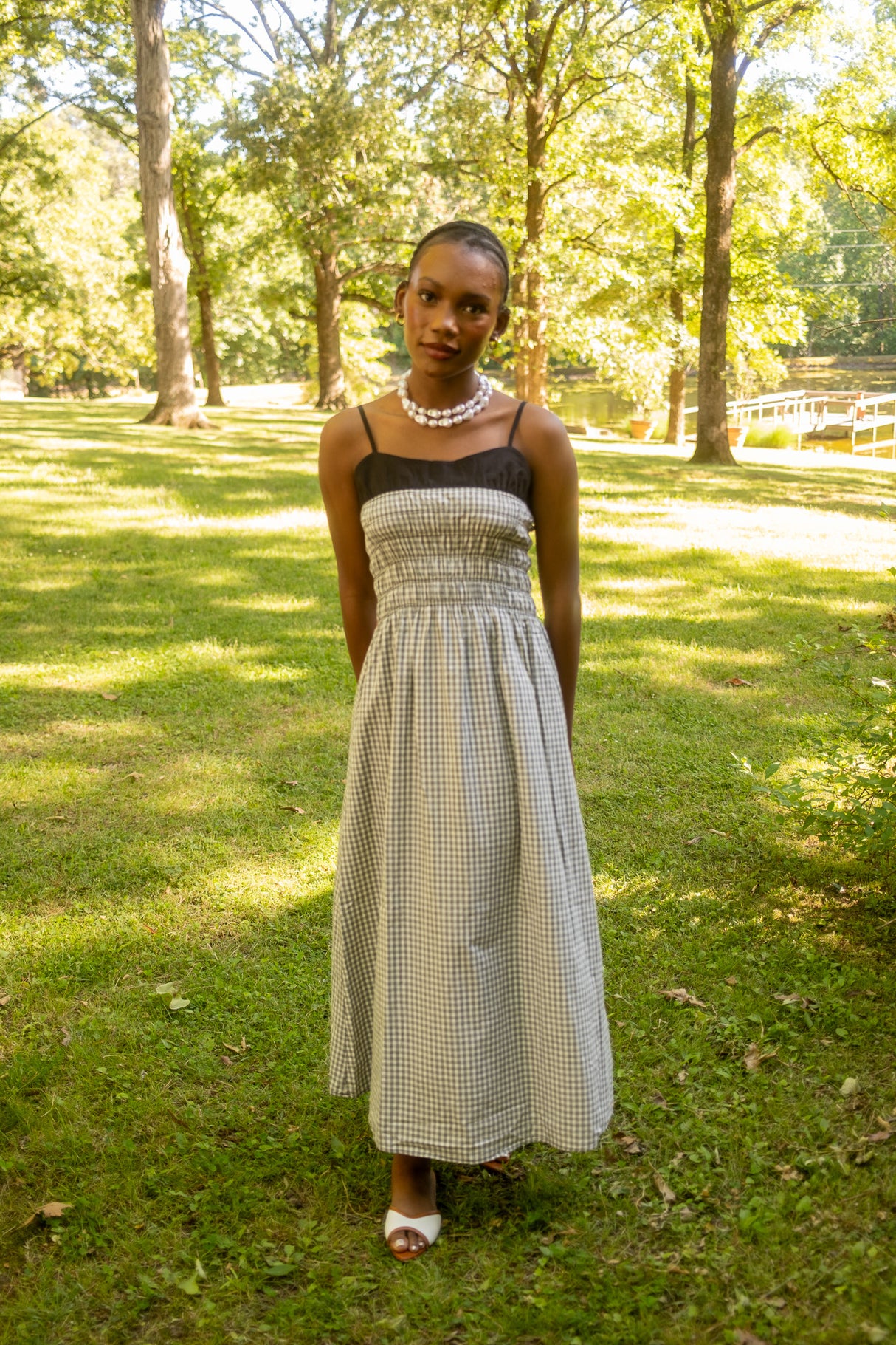Gingham Dress