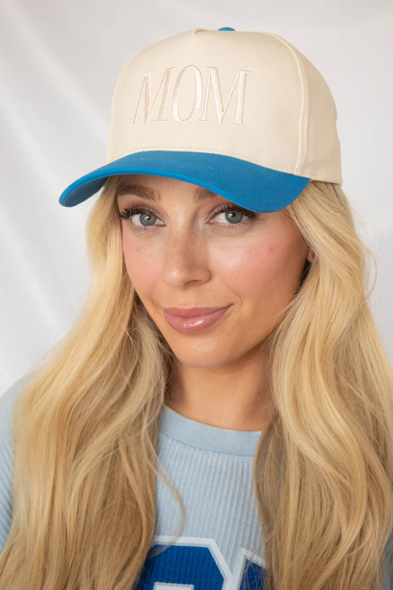 Mom Trucker Blue