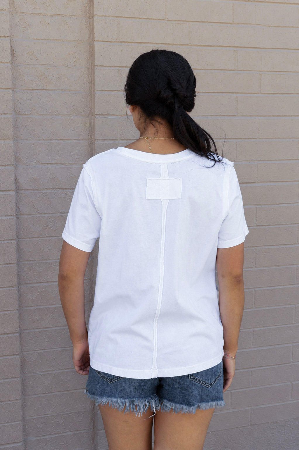 Pigment Washed Cotton Tee