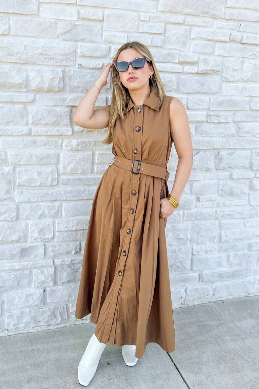 STEFANIE COLLAR DRESS