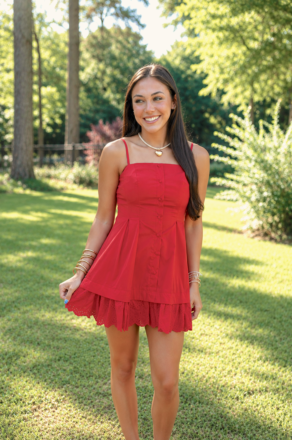 Strapless Tiered Mini Dress