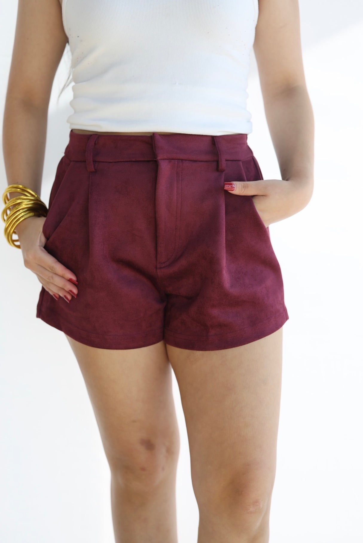 KYLA SUEDE SHORTS