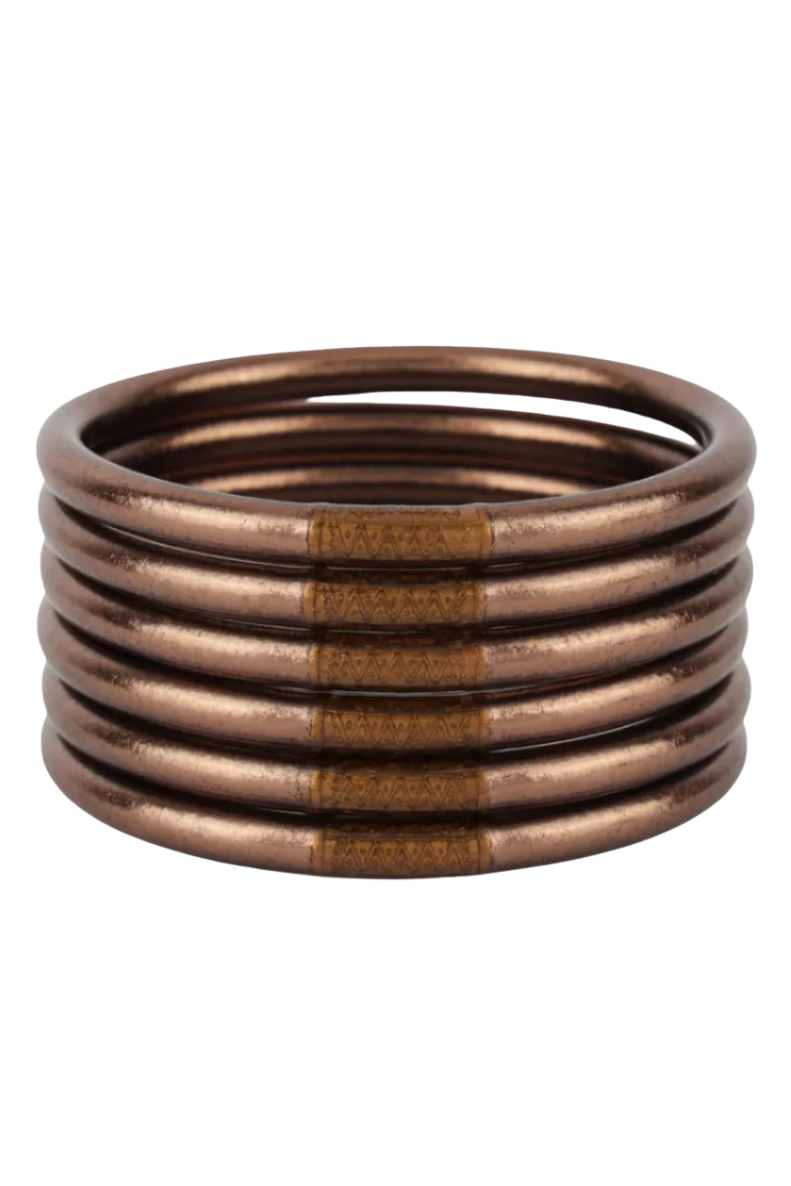 Budha Girl™ Set of 6 Bangles (Multiple Colors)