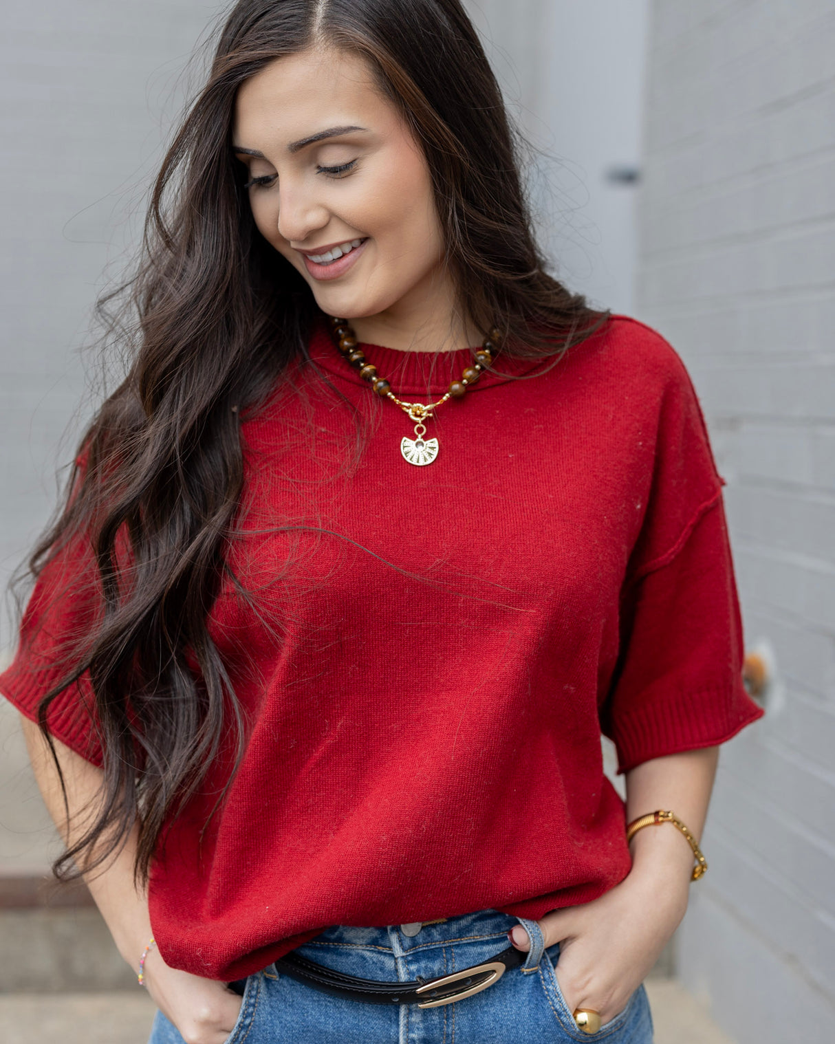 Raw Edge Sweater (Multiple Colors)