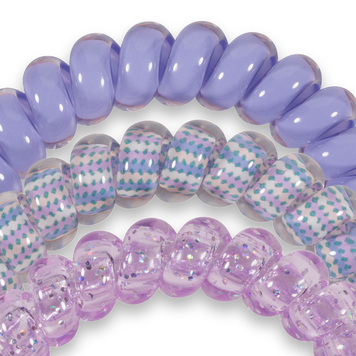 Spiral Hair Coils | Large | Lavender Mist