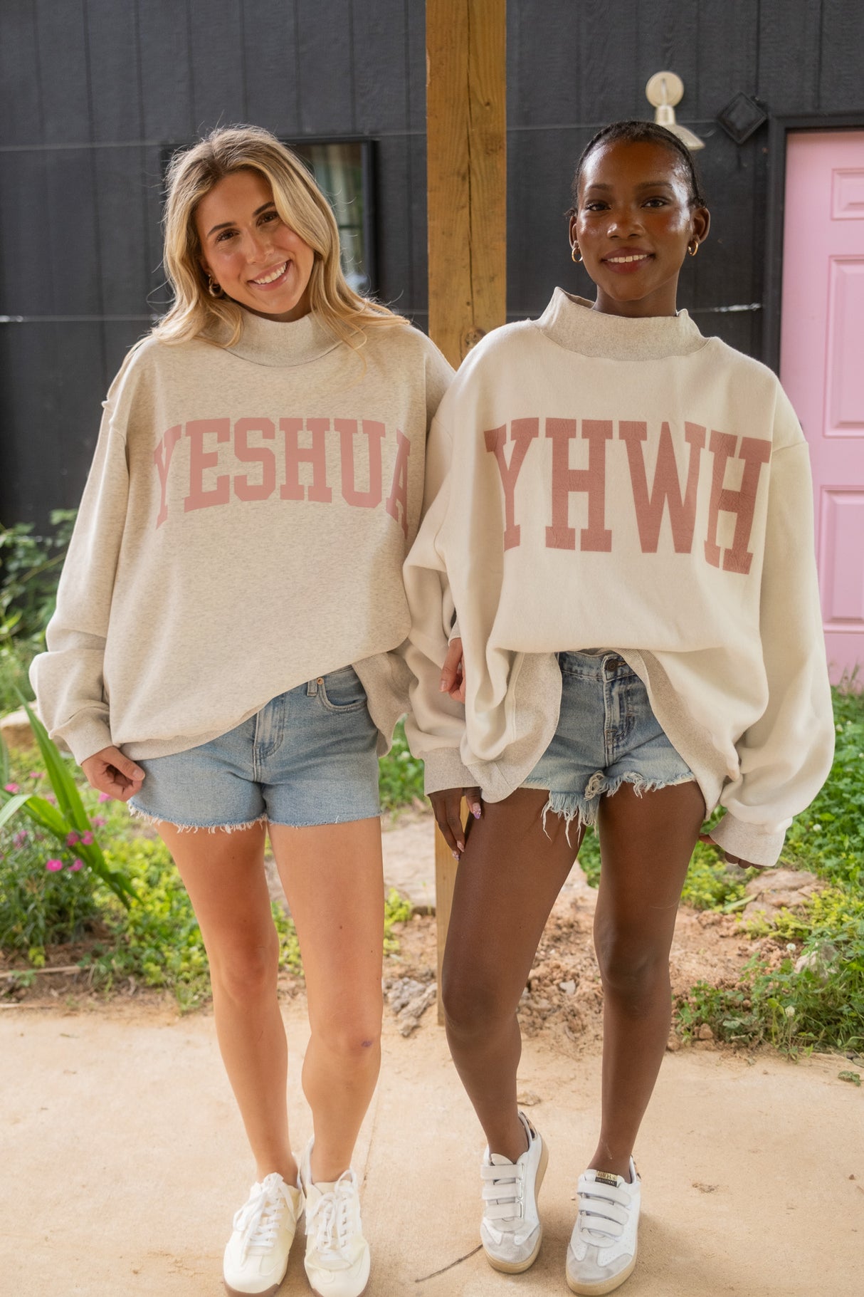 Yeshua / YHWH Reverse Mockneck