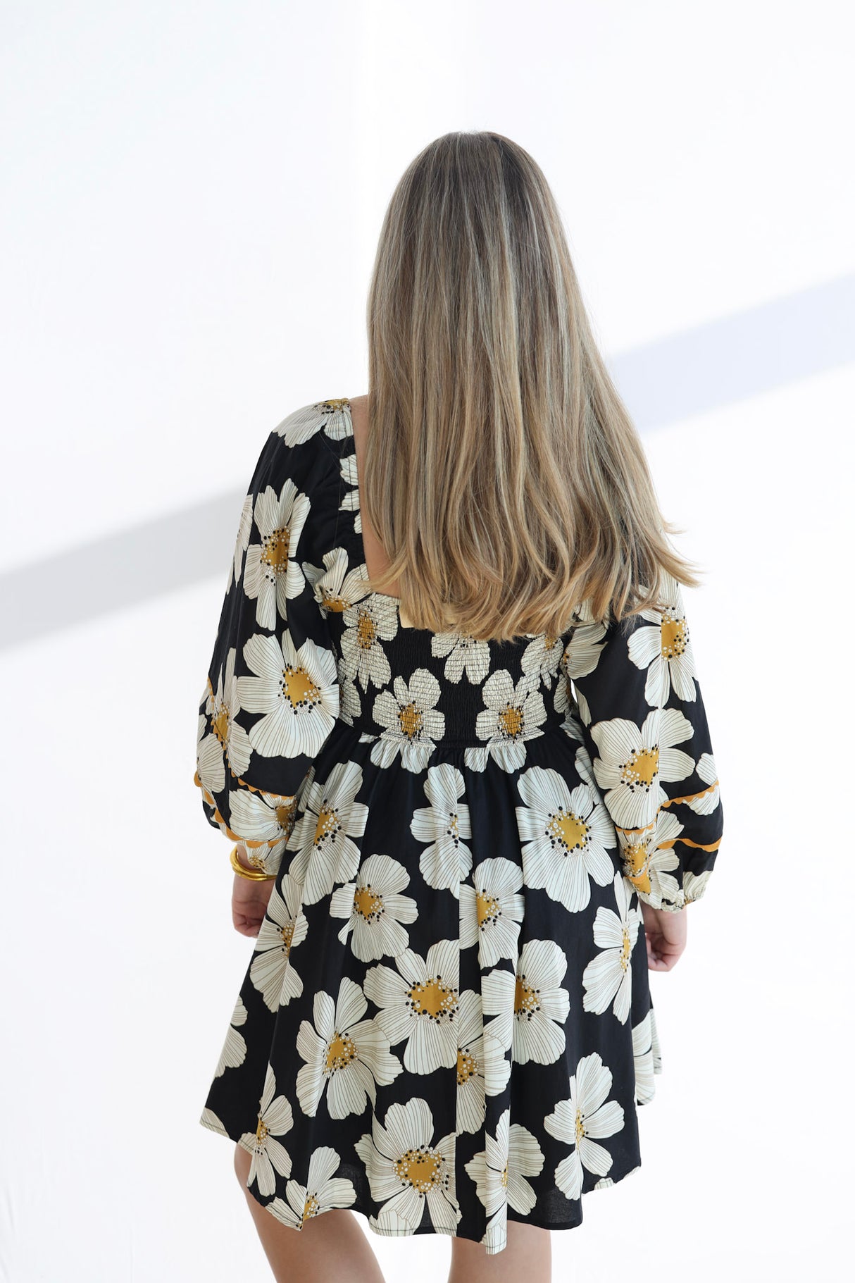 Eden Scalloped Mini Dress