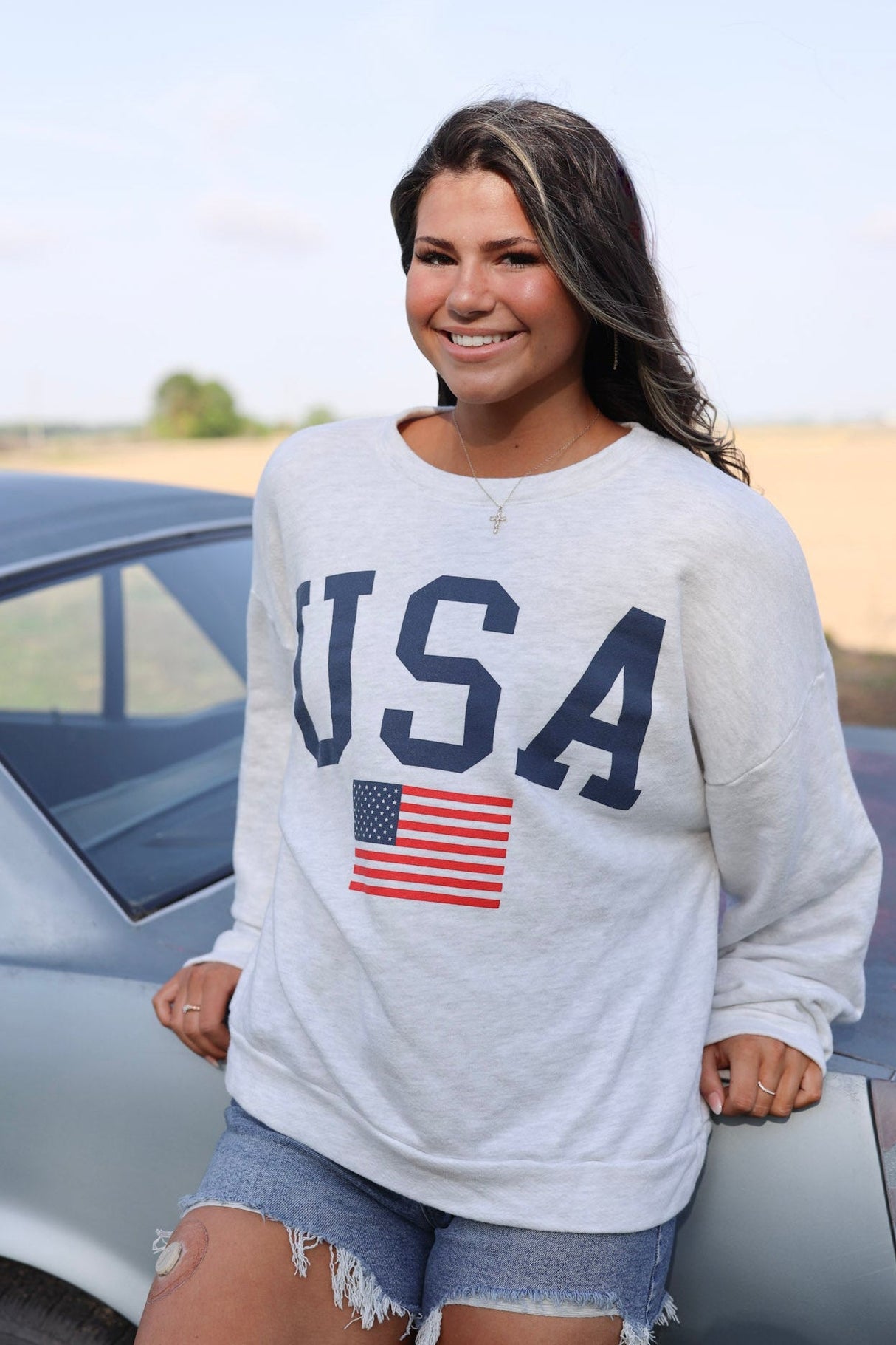 USA Oversized Sweatshirt