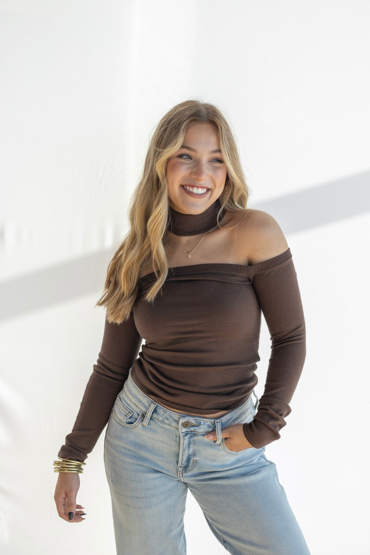 Ciao Chocker Sweater Top