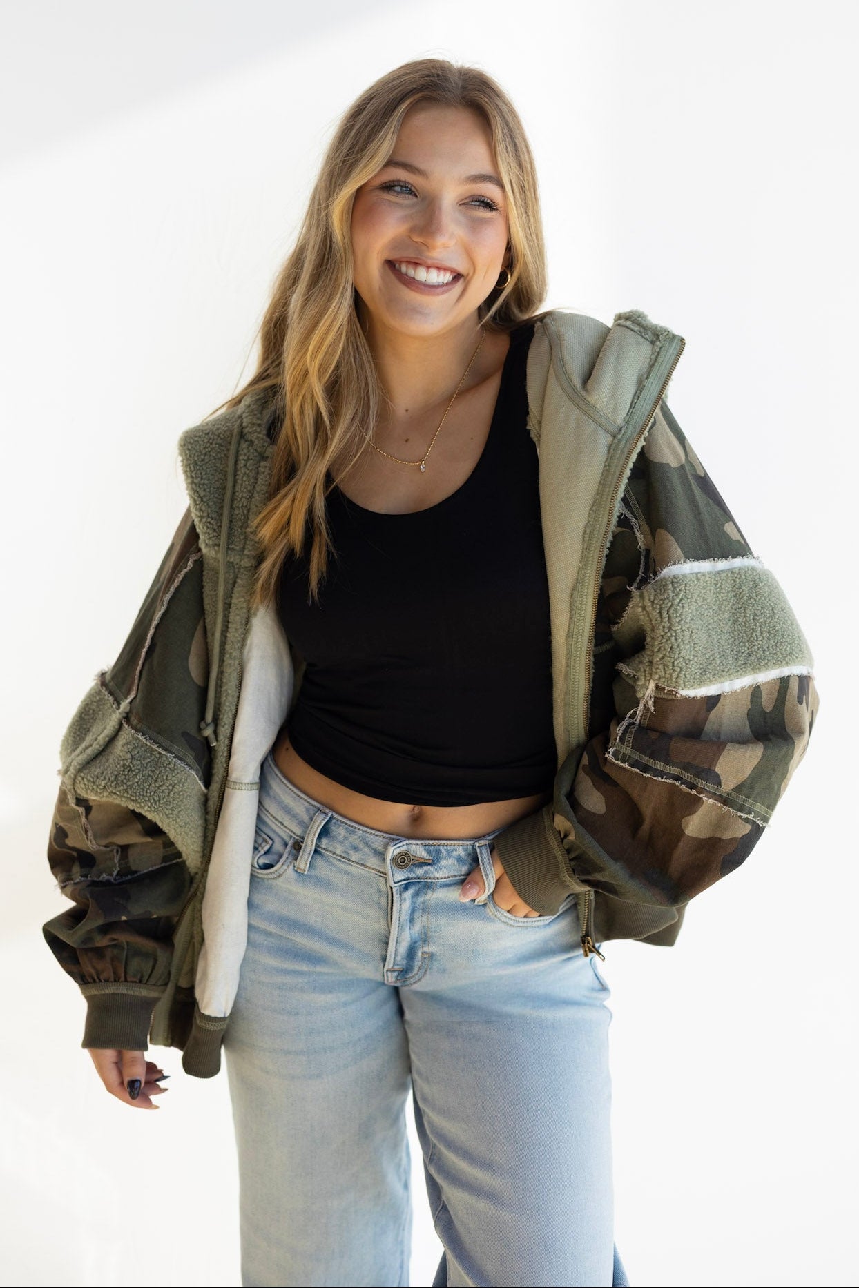 SHERPA ZIP UP JACKET