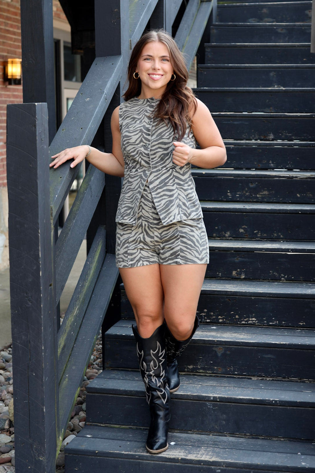 Marti Zebra Vest Set