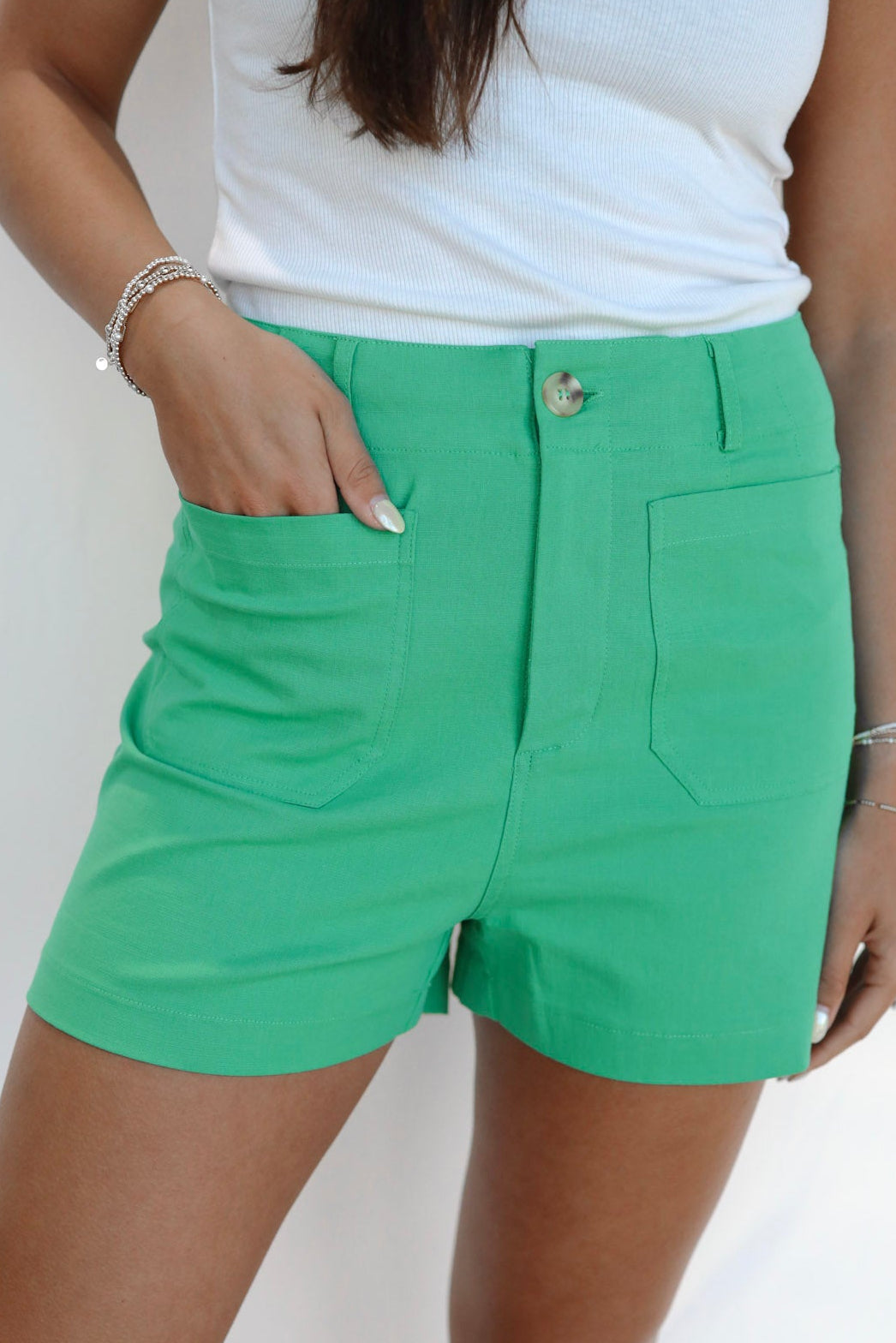 Stretchy Cotton Shorts