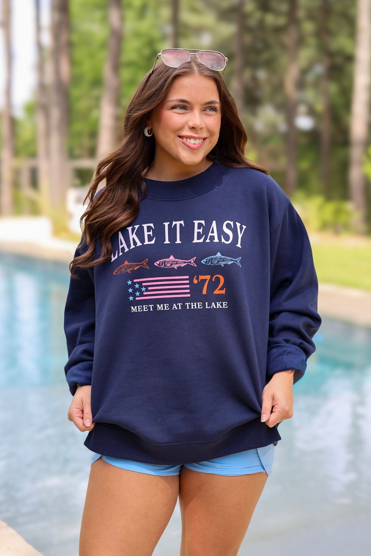 Lake It Easy Mockneck