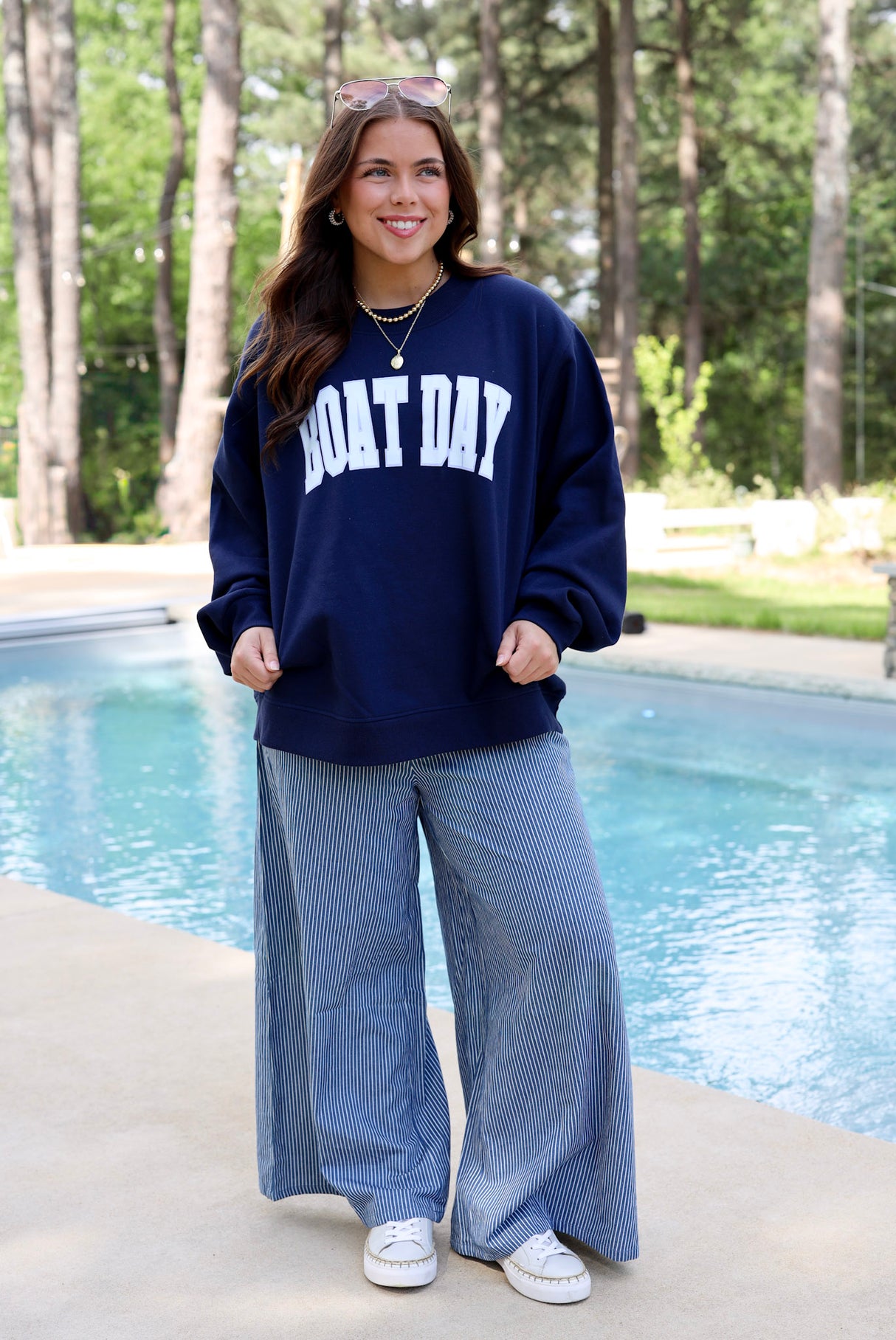 Boat Day Mockneck