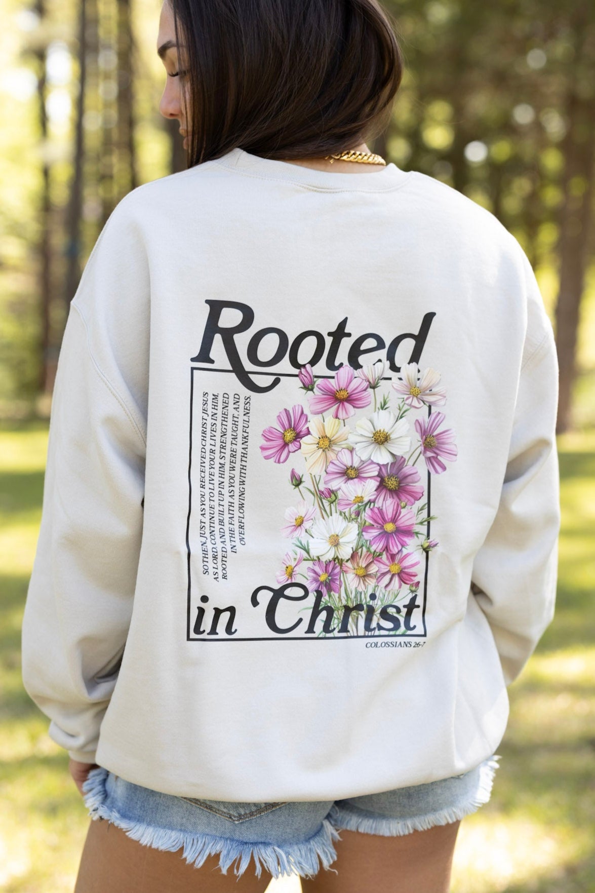 ROOTED IN CHRIST SWEATSHIRT