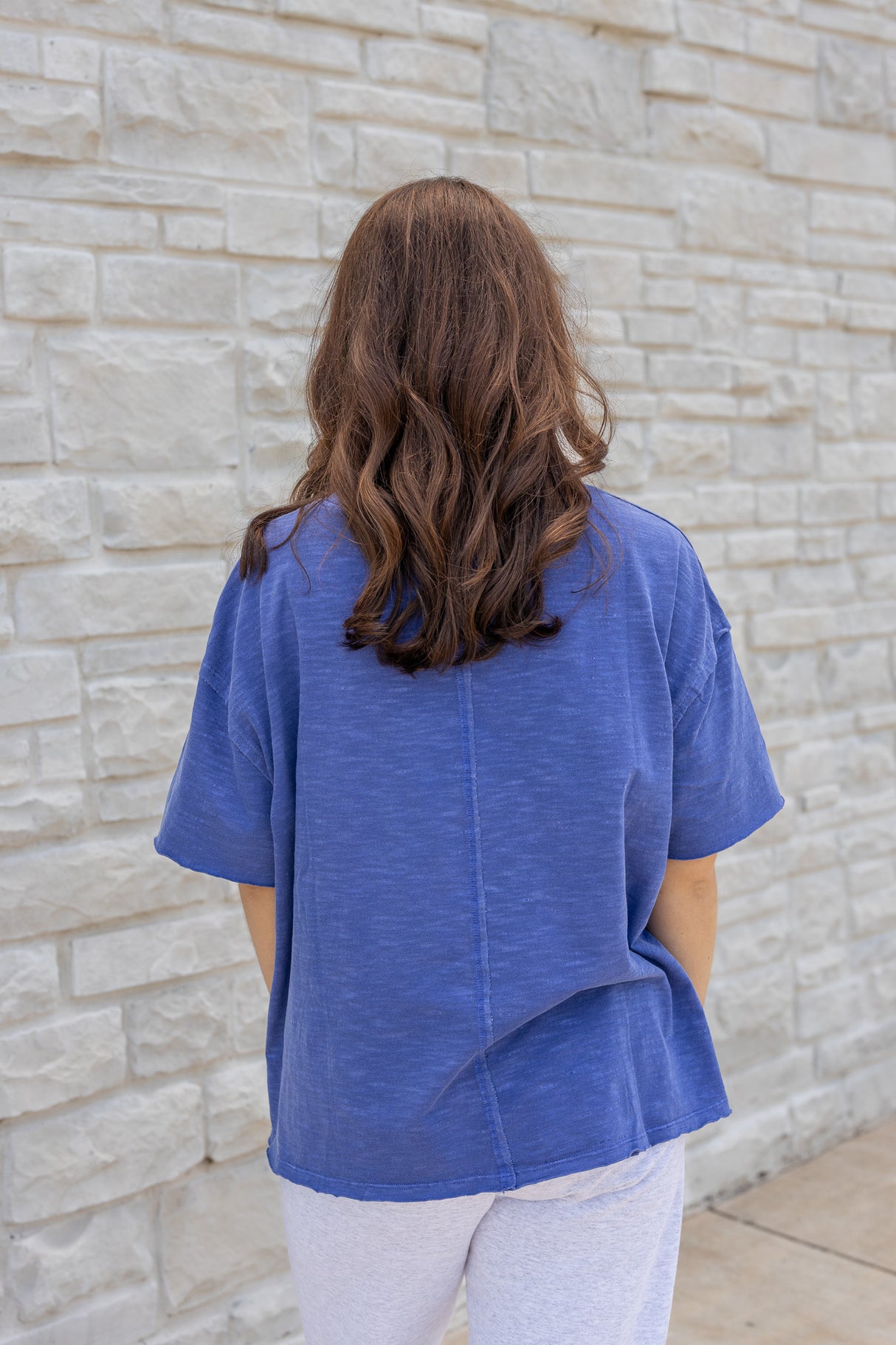 Drop Shoulder Basic Tee (Multiple Colors)