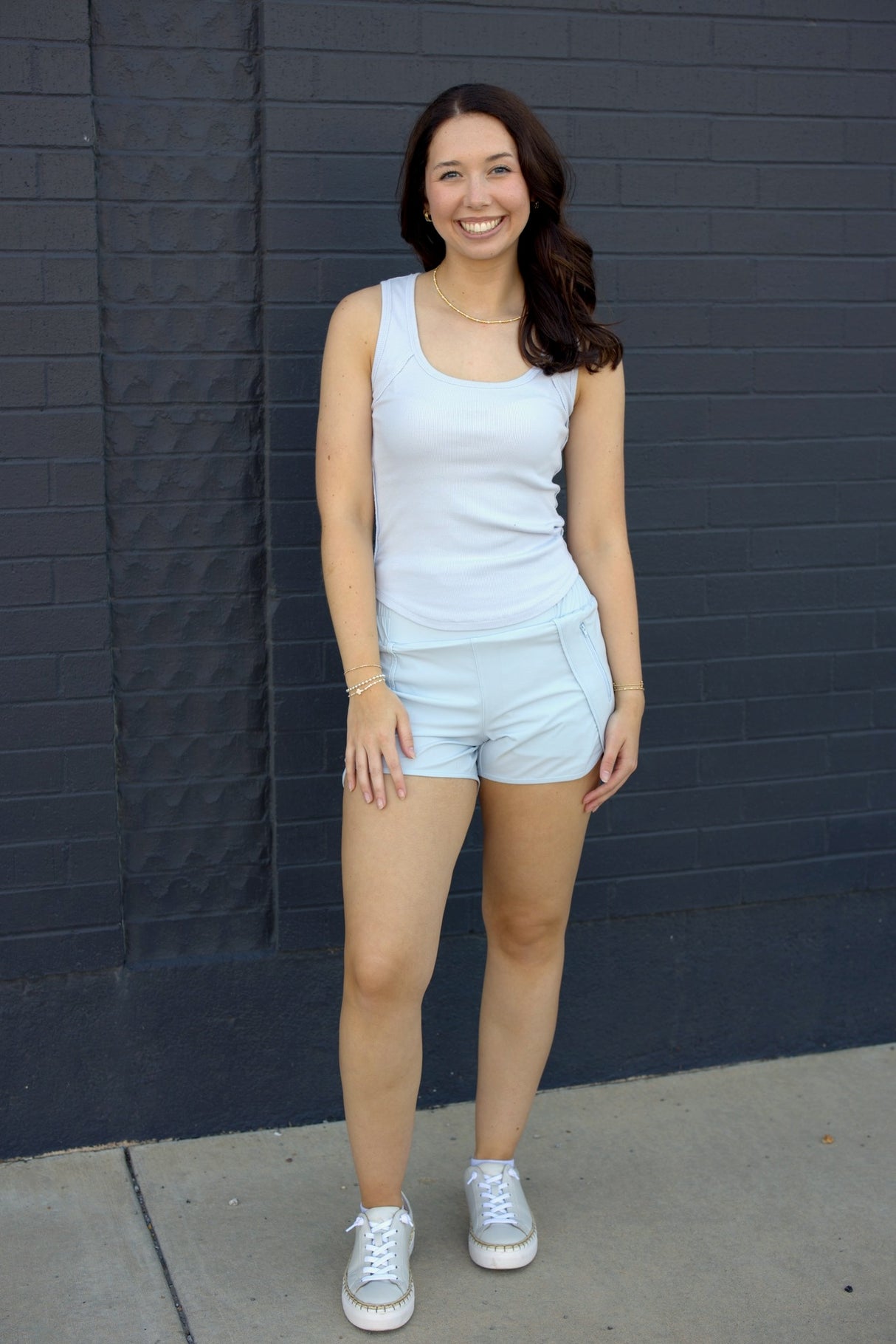 Ridge Raglan Ribbed Tank Top