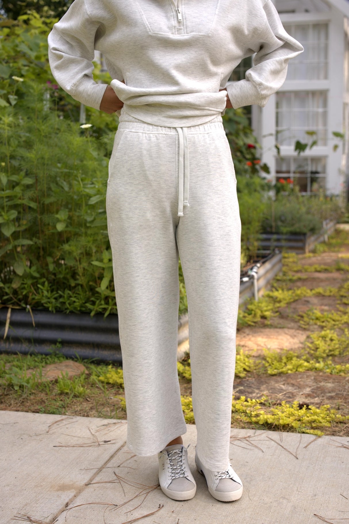 Scuba Cropped Wide Pant