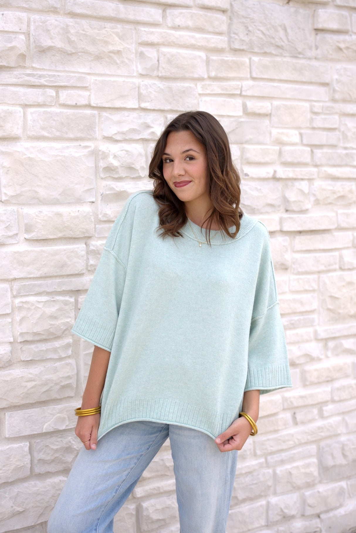 Crew Neck Oversized Sweater