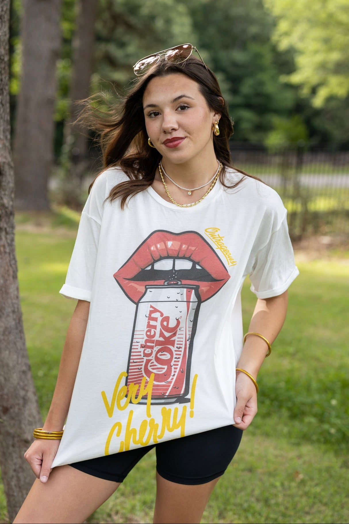 The Laundry Room™ Very Cherry Coke & Lips Tee