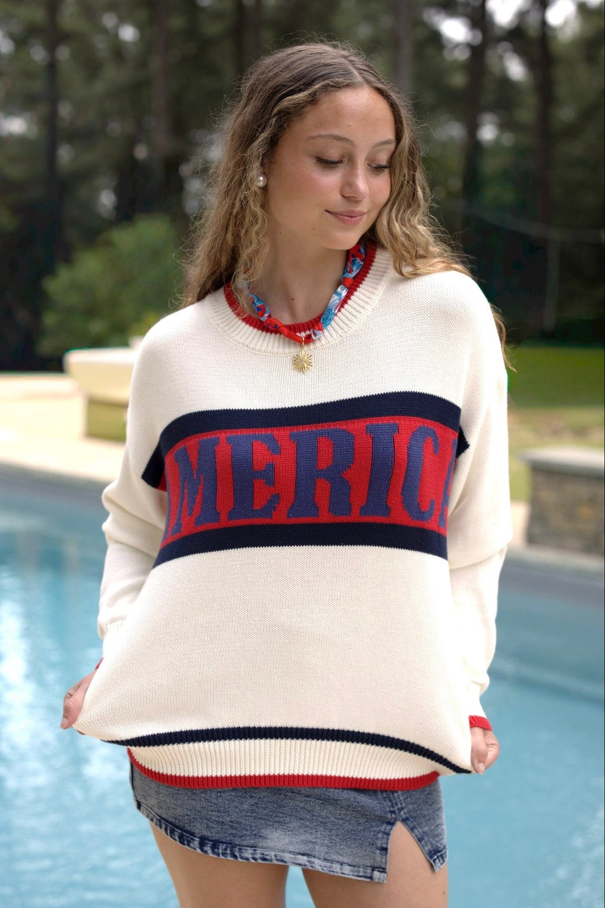 America Lightweight Sweater