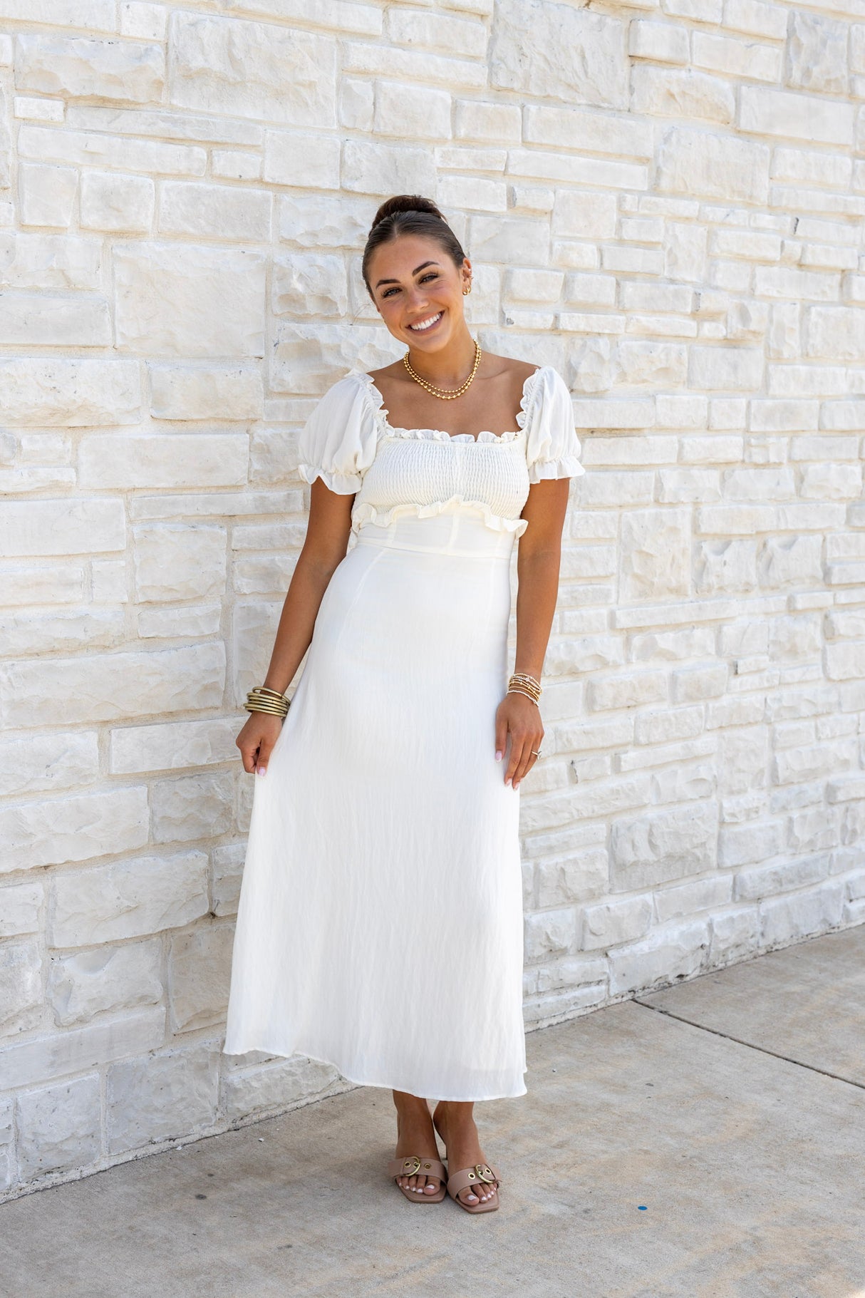 Tatum Smocked Top Dress