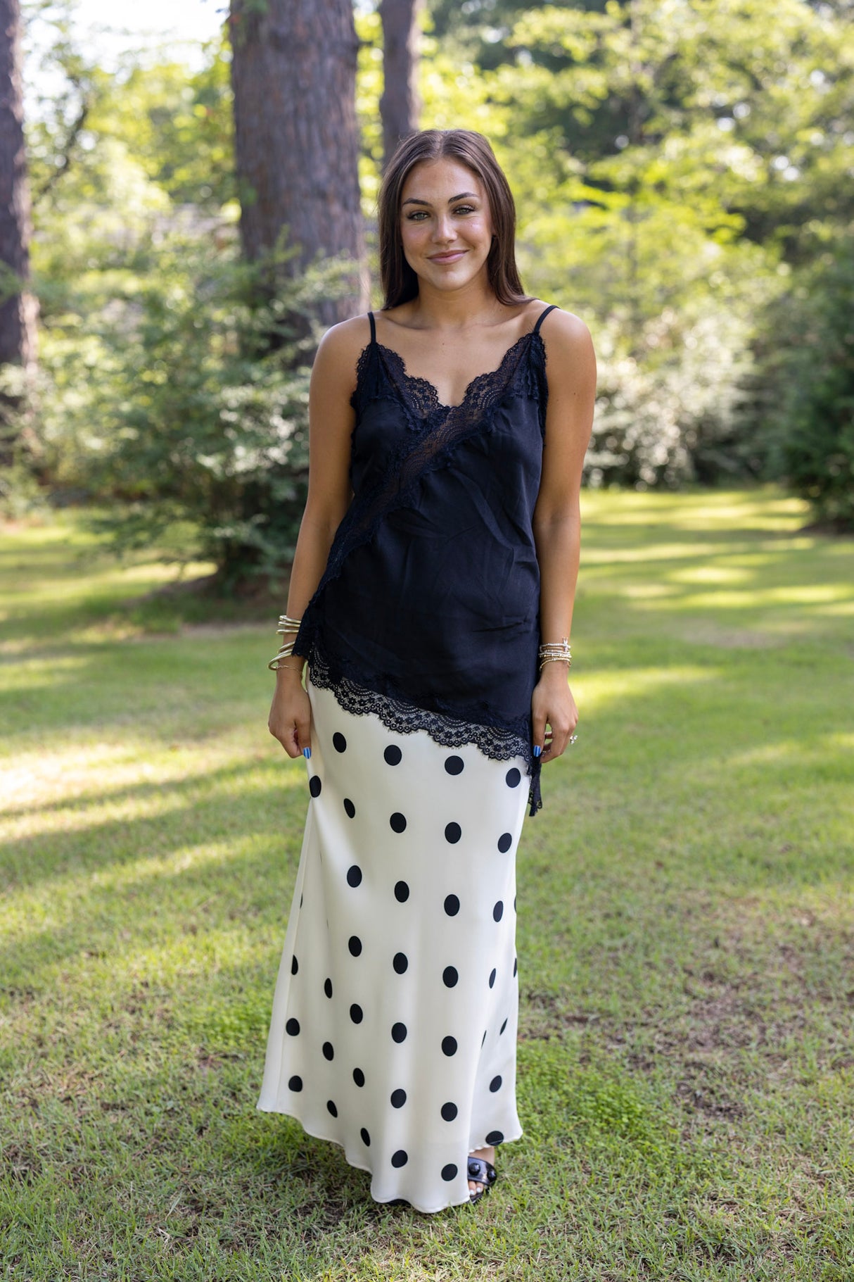 Satin Cowl Neck Cami