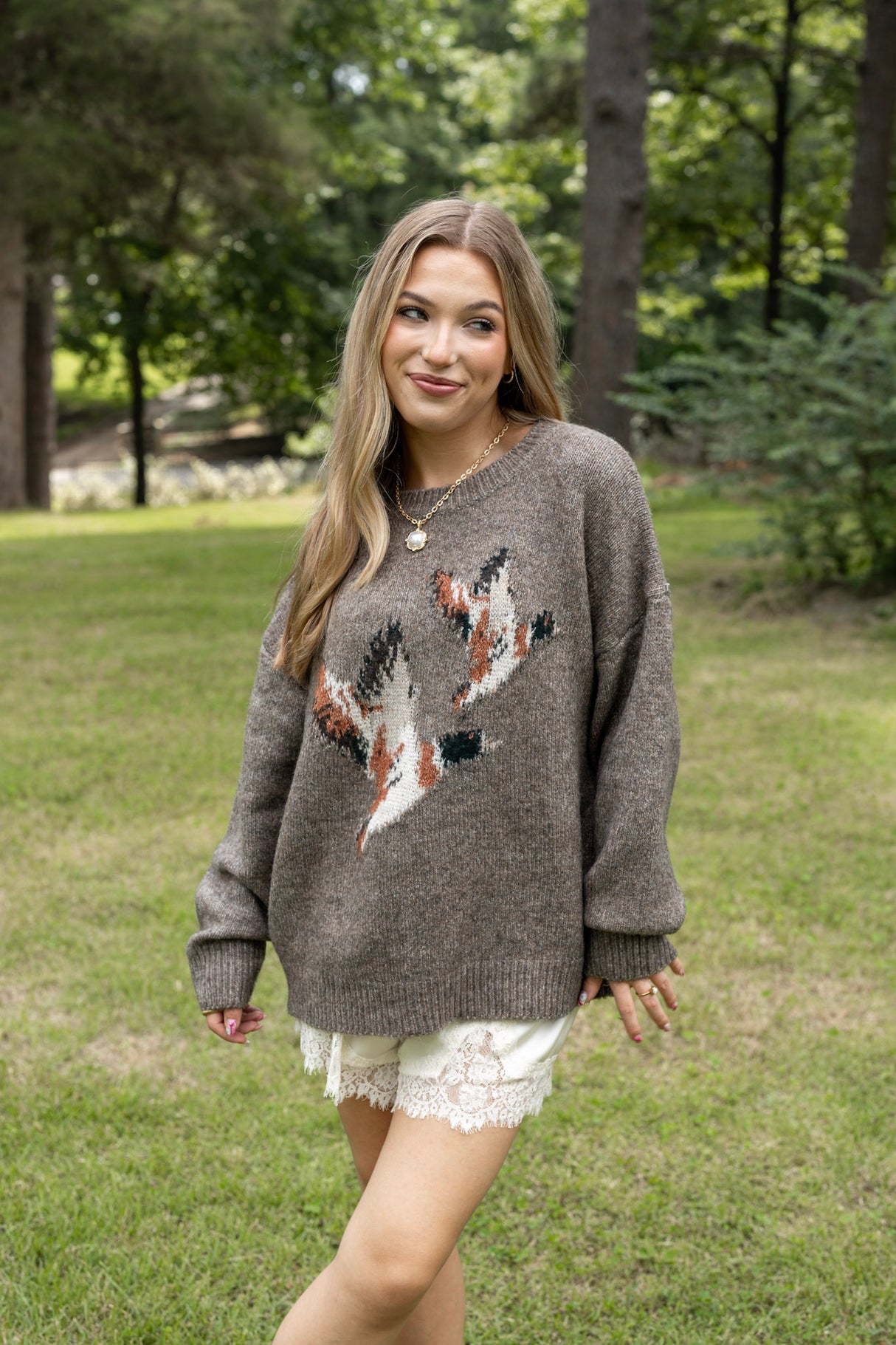 Flying Duck Knit Sweater