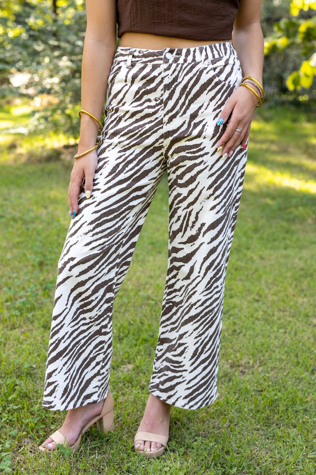 Zebra Print Pants