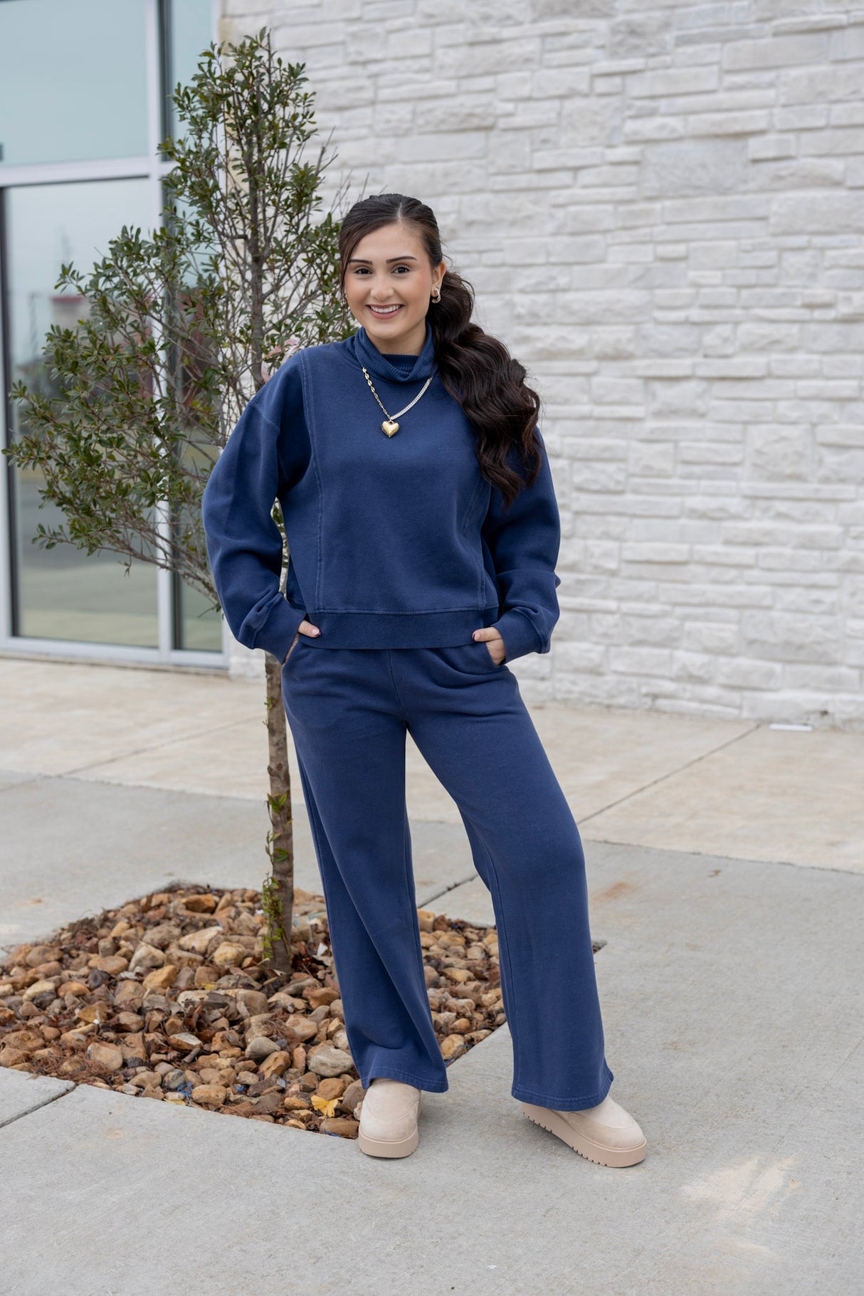 GARMENT DYE WIDE PANT