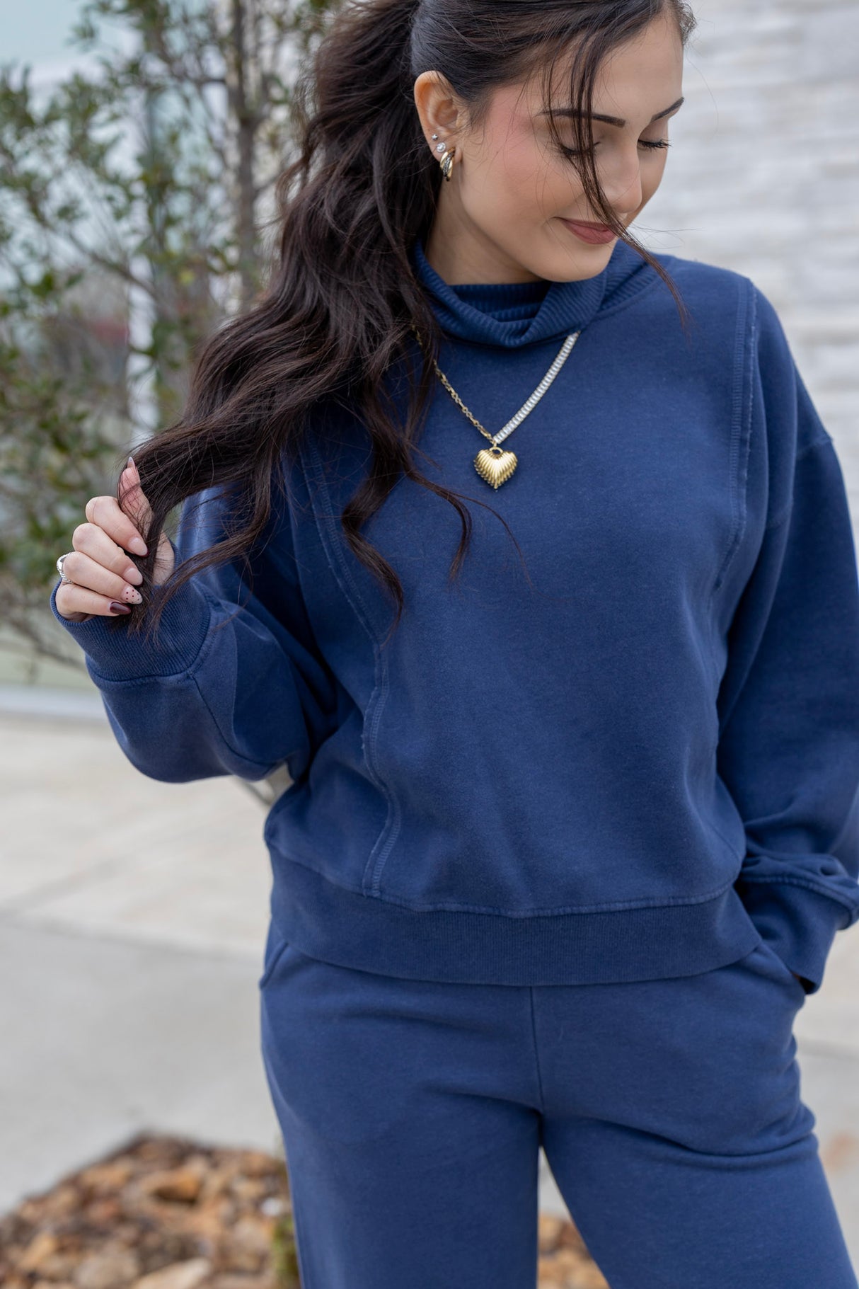 GARMENT DYE WIDE PANT