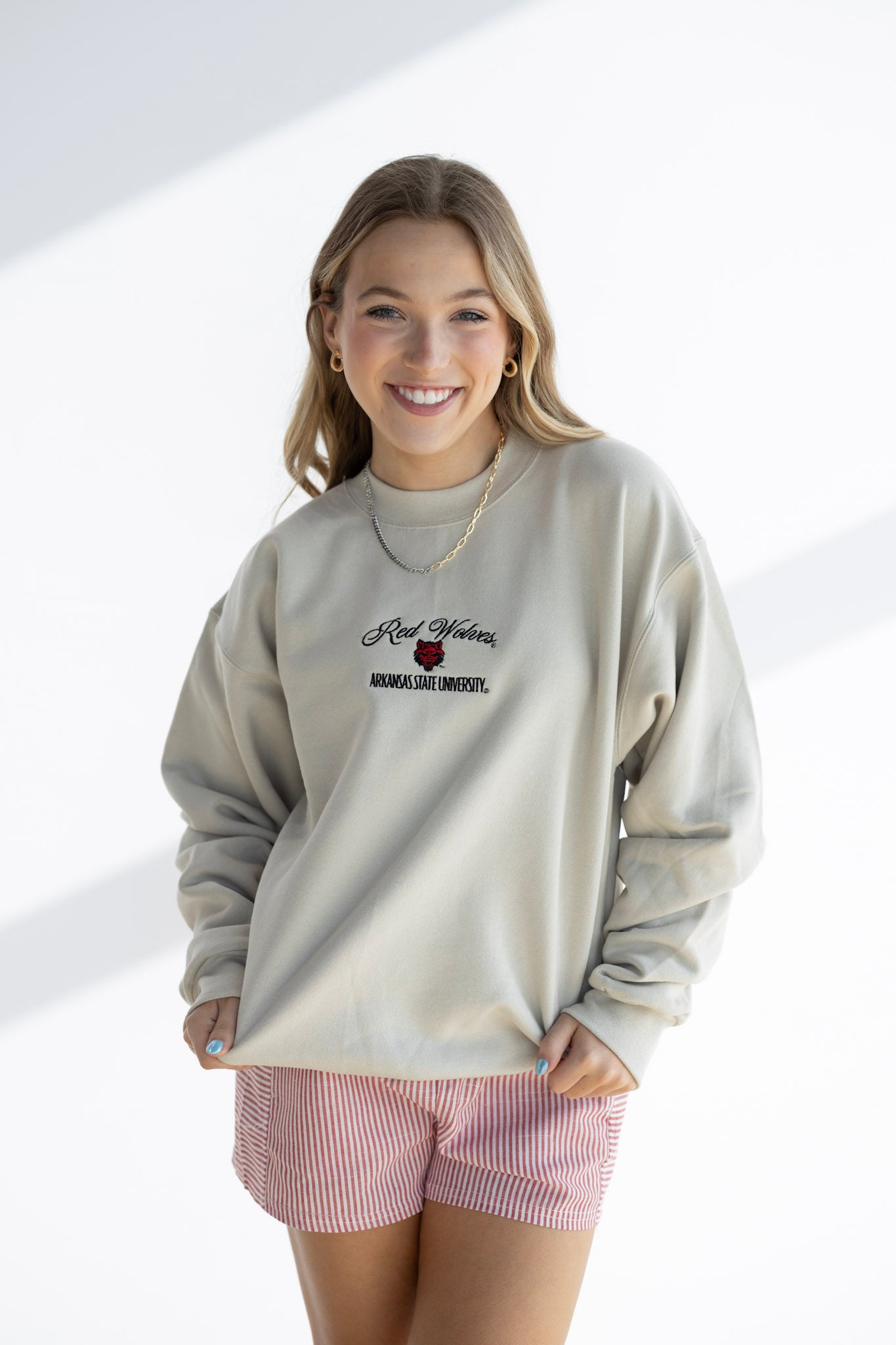 ASU EMBROIDERED SCRIPT SWEATSHIRT