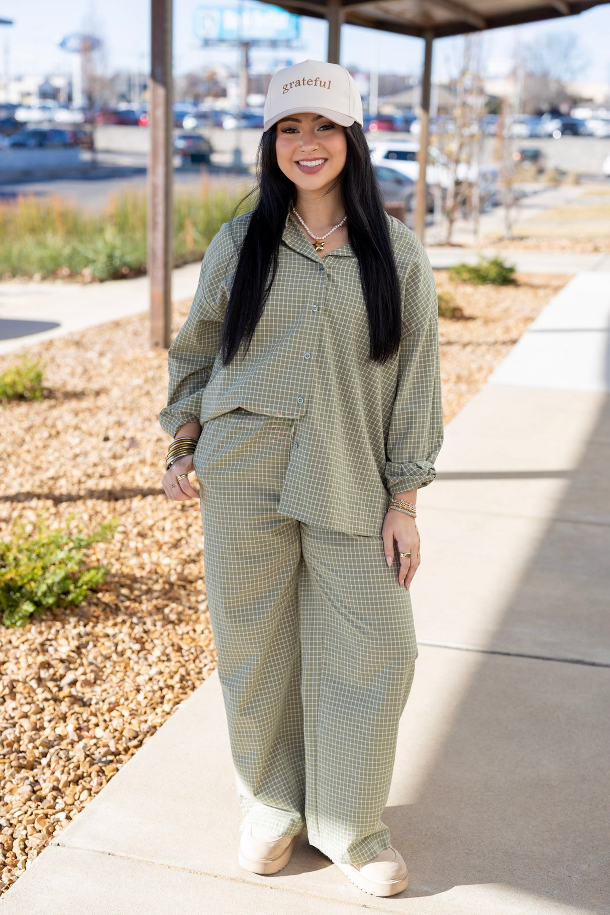 Drawstring Check Pant (Multiple Colors)