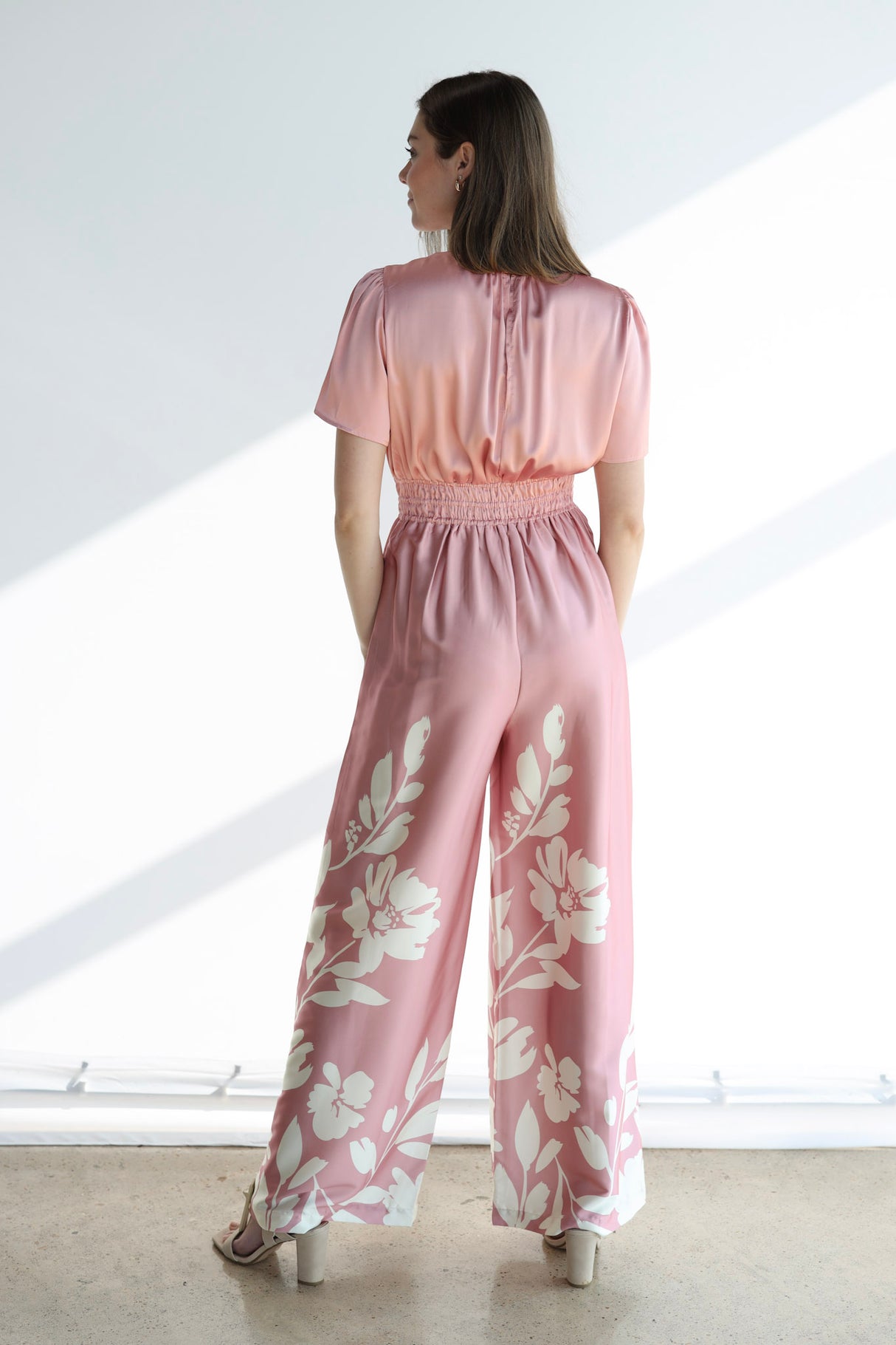 TRINA TROPICS LEAF JUMPSUIT