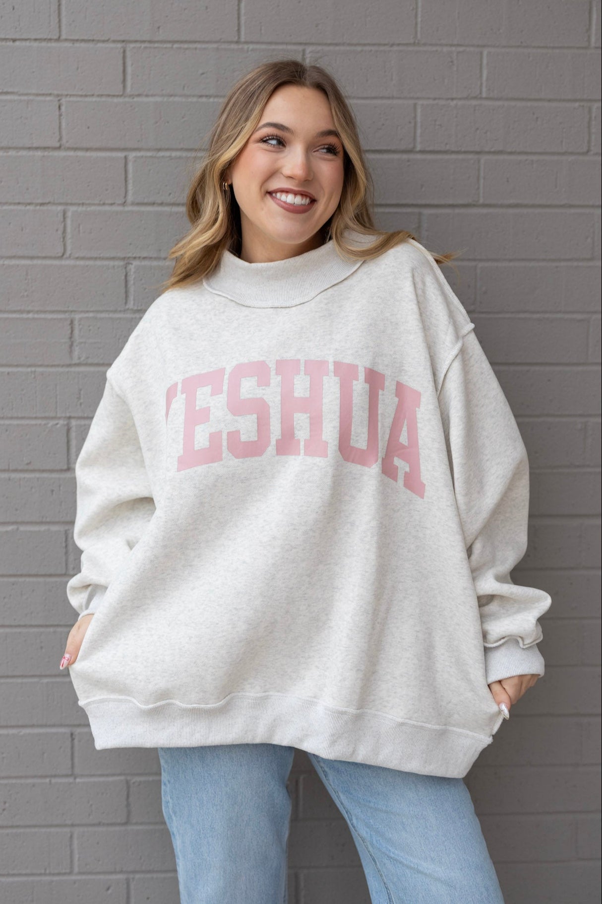 Yeshua / YHWA Reverse Mockneck