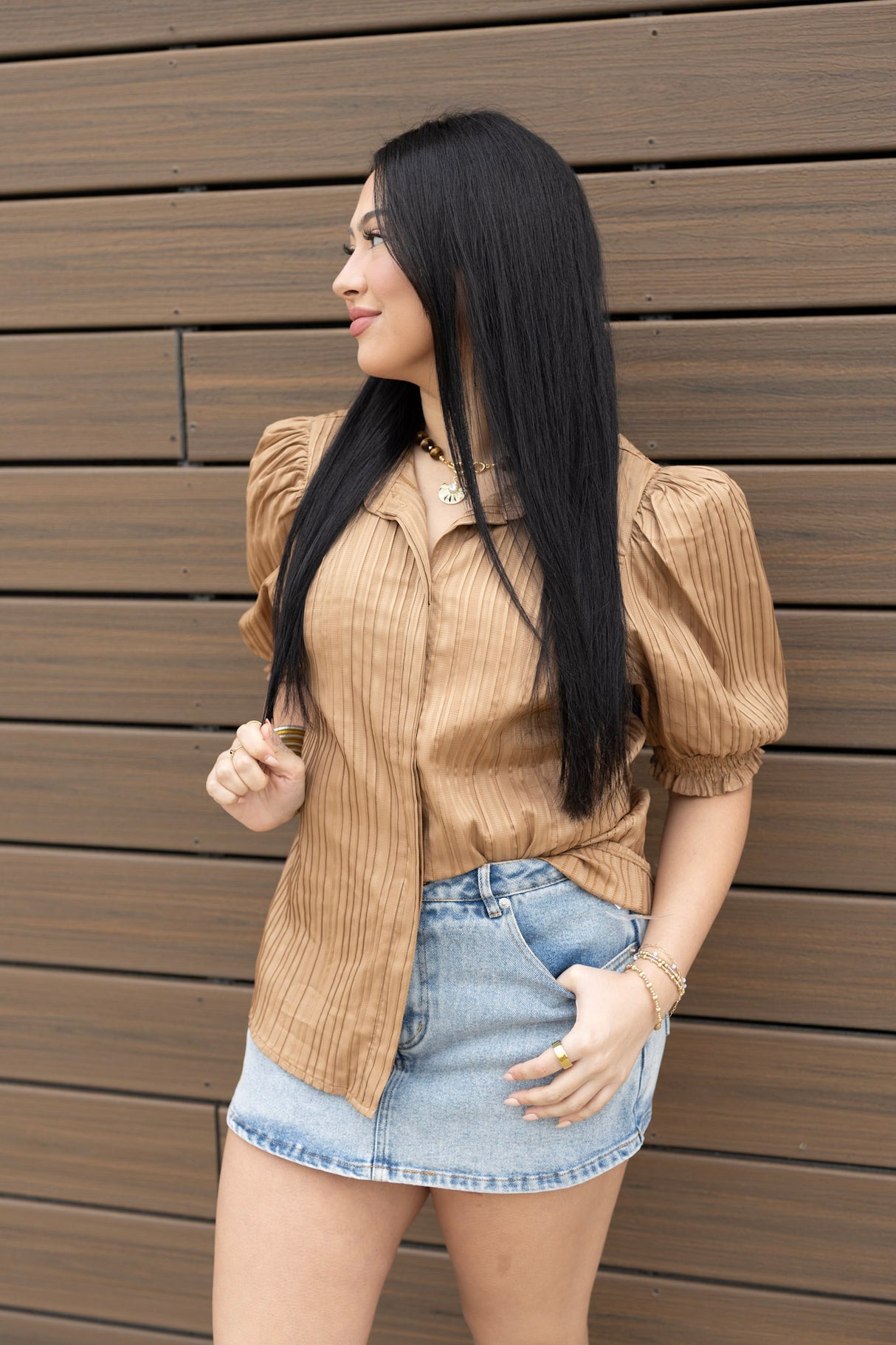 Addams Collar Top (Multiple Colors)