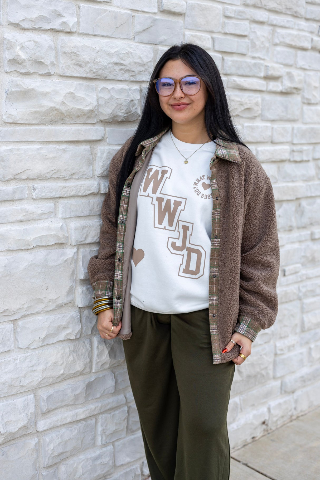 WWJD Varsity Sweatshirt