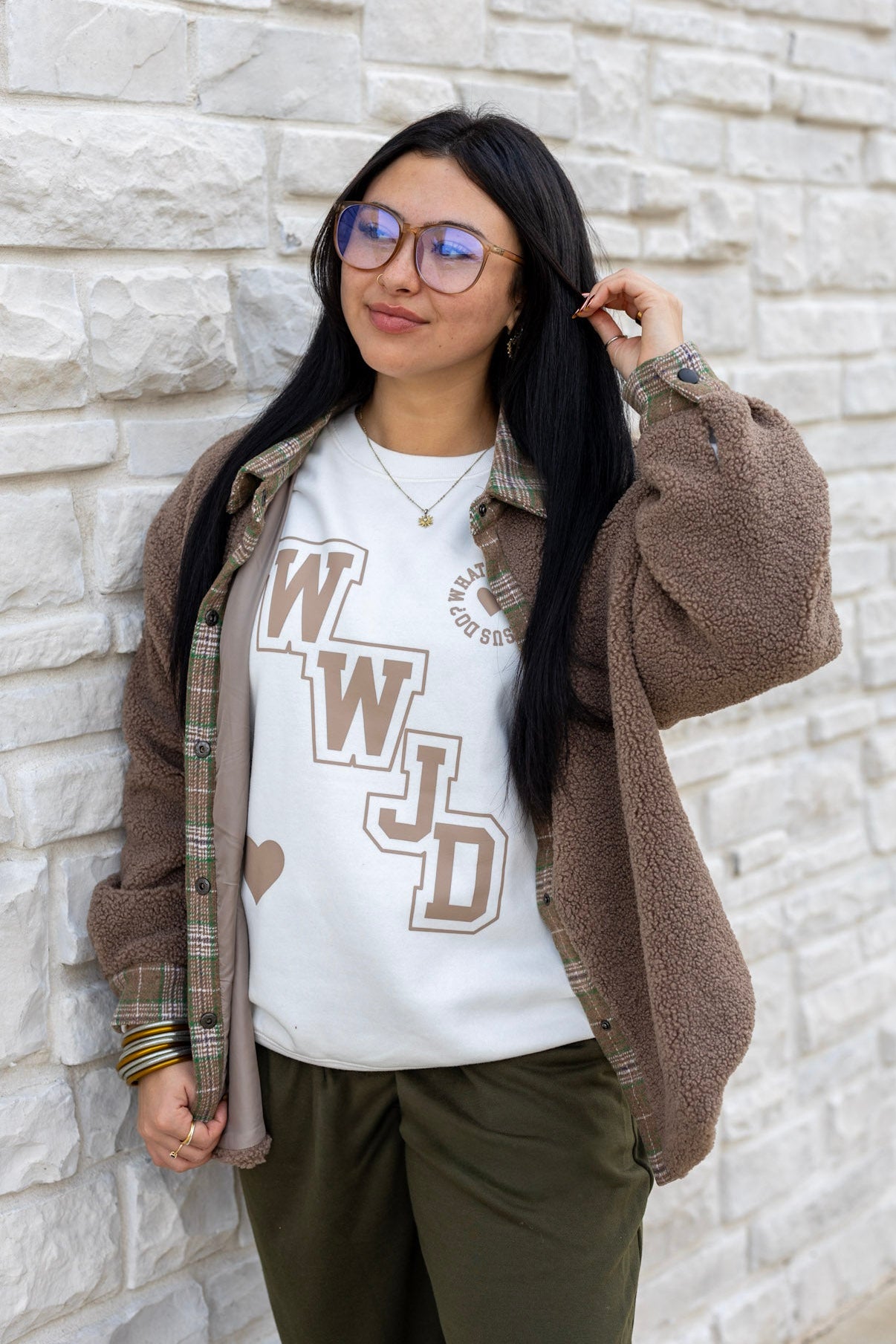 WWJD Varsity Sweatshirt