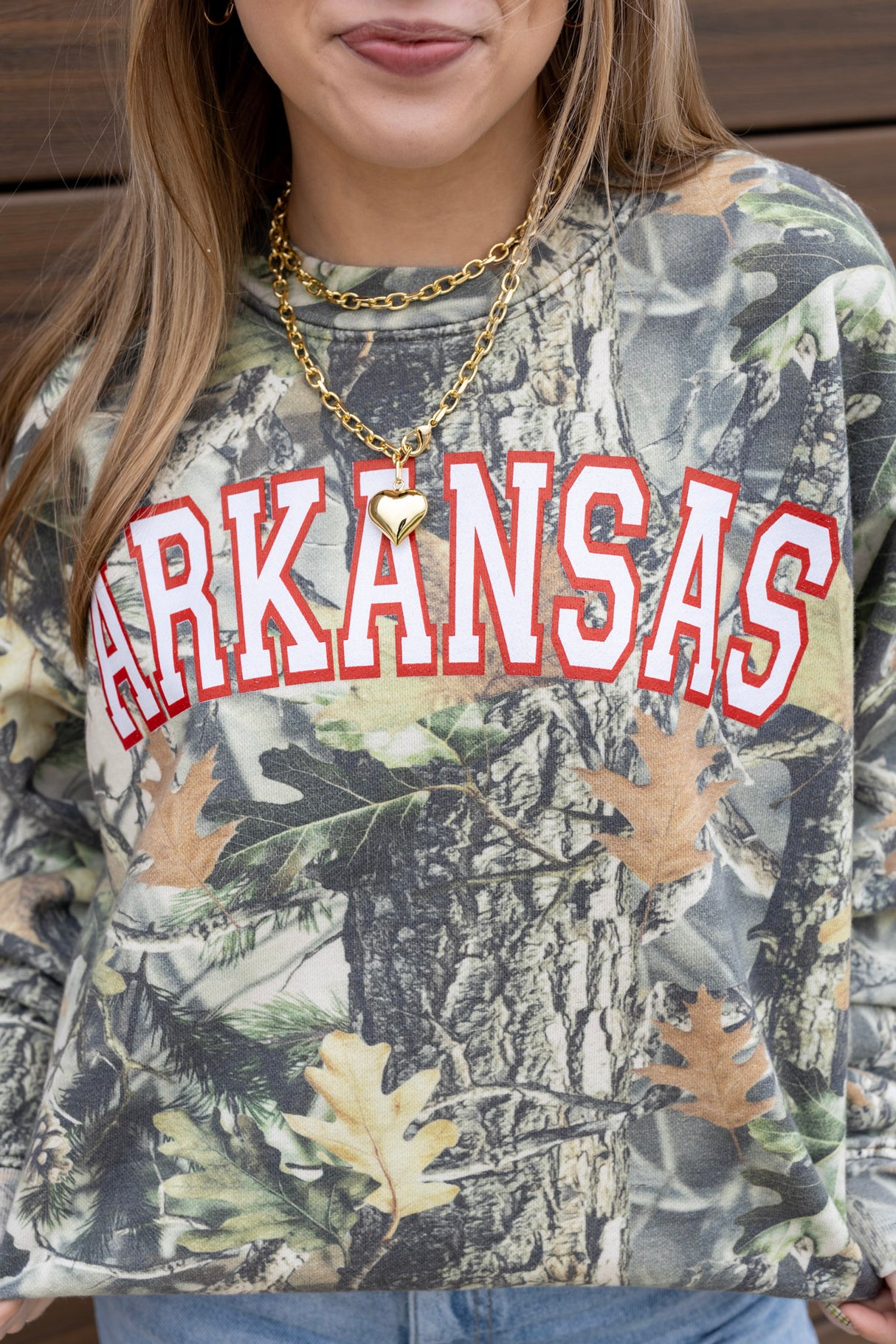 Arkansas Arch Camo Sweatshirt