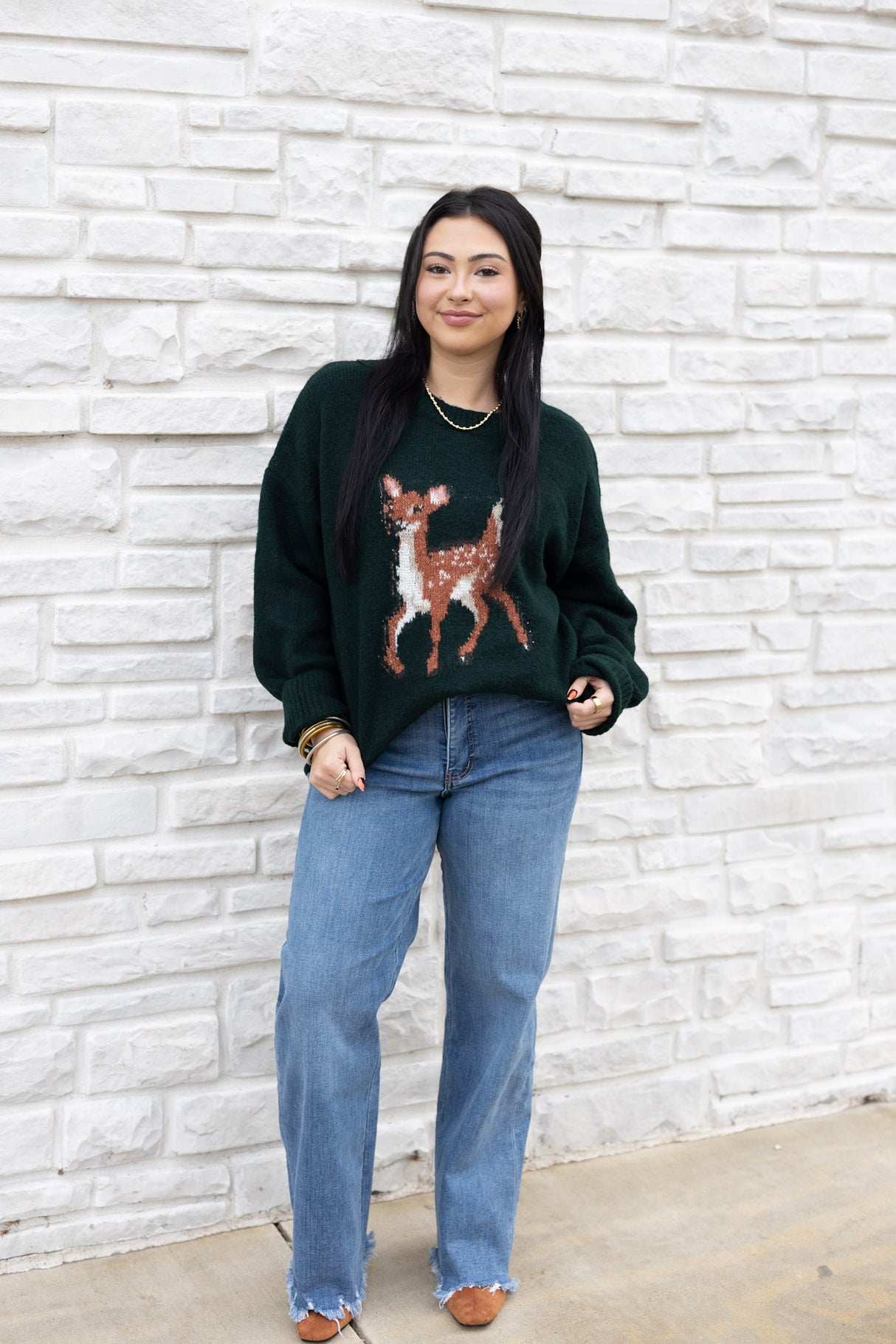 Deer Knit Sweater