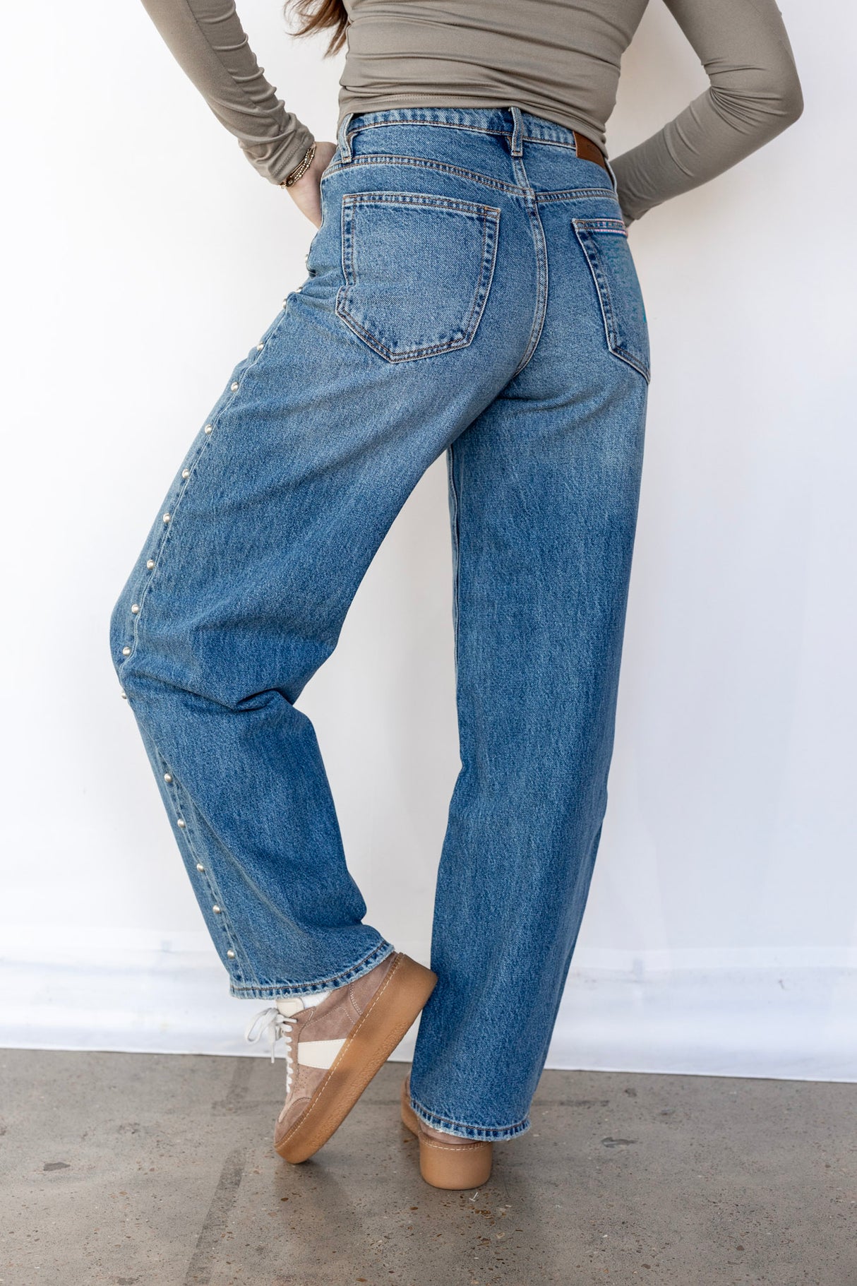 Happi Days High Rise Crop Flare Jean