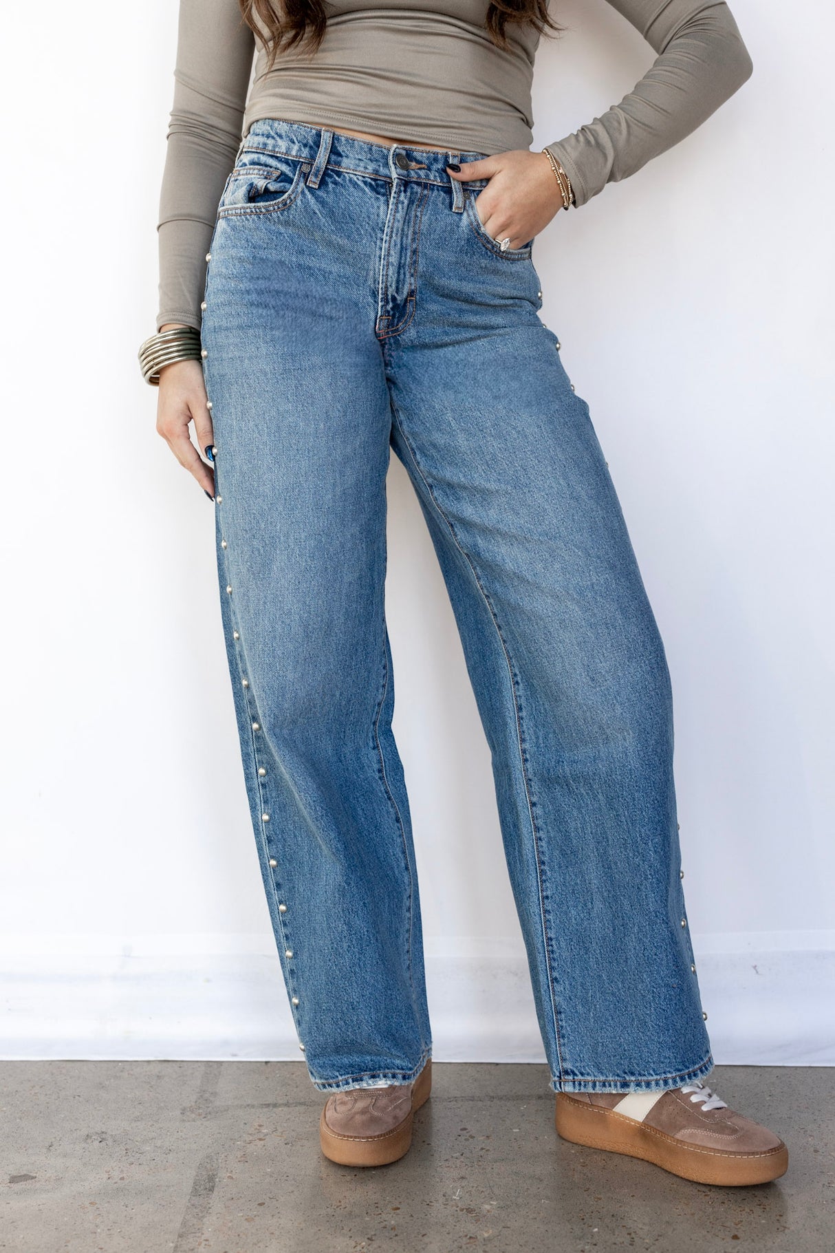 Happi Days High Rise Crop Flare Jean