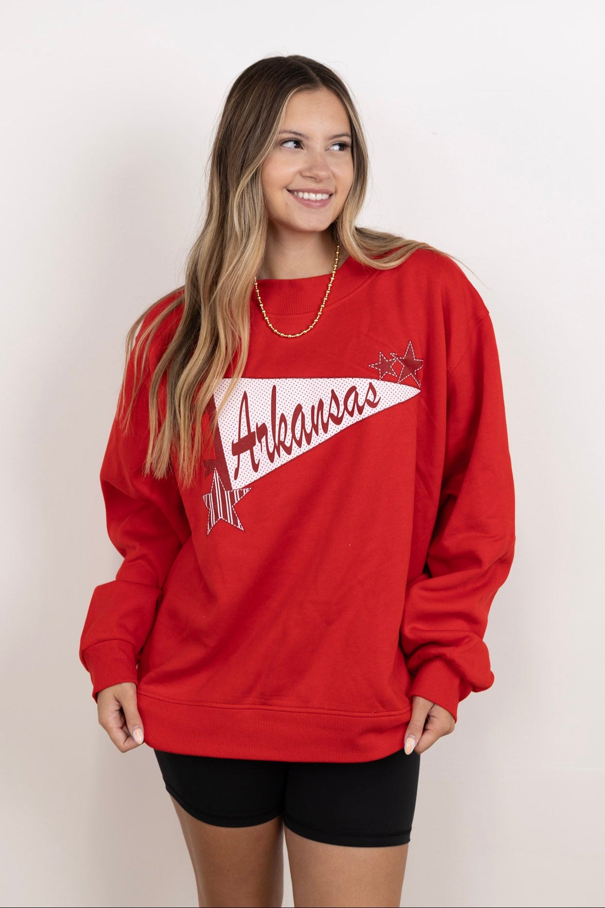 Arkansas Pennant Mockneck