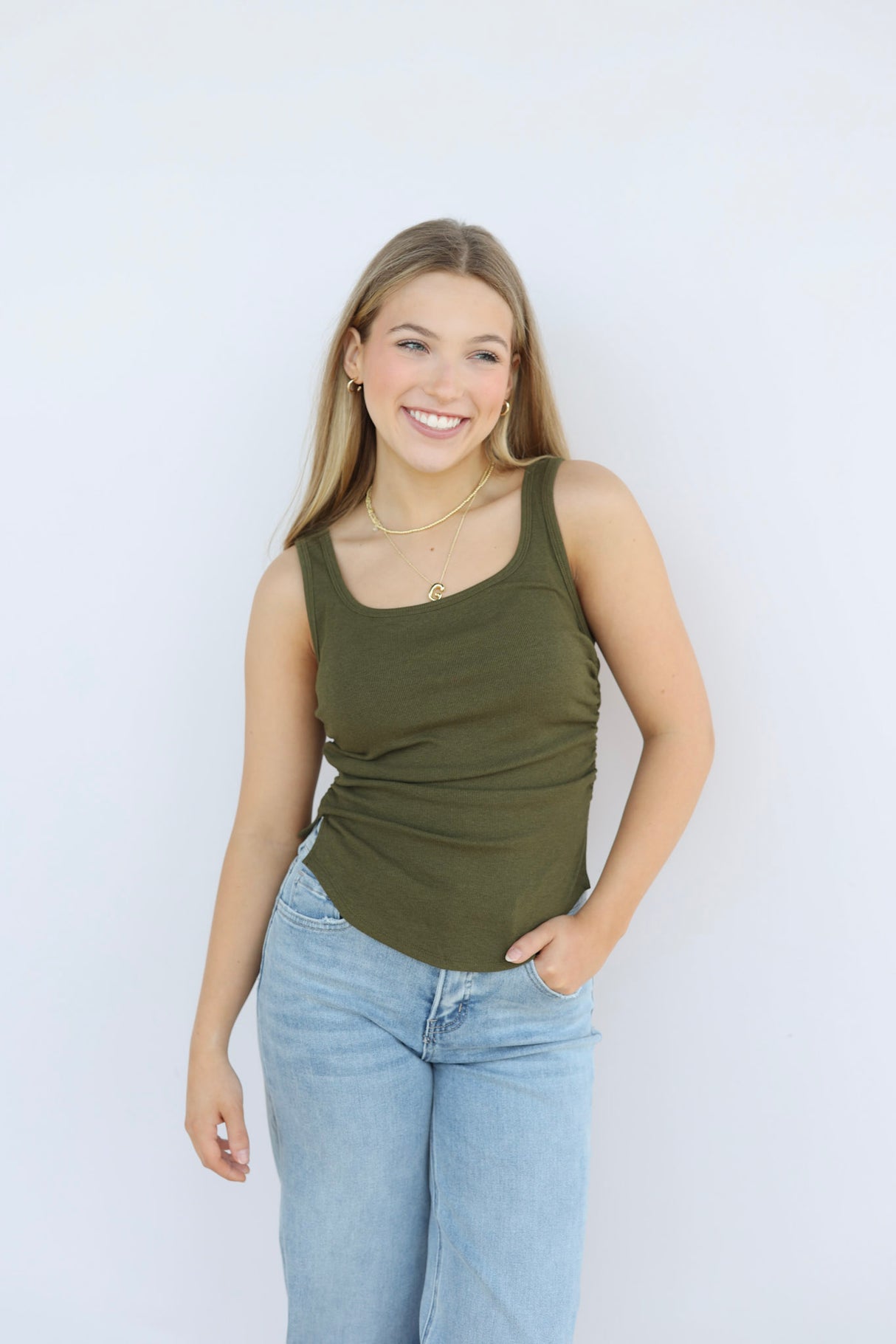 Marina Ribbed Knit Tank (Multiple Colors)