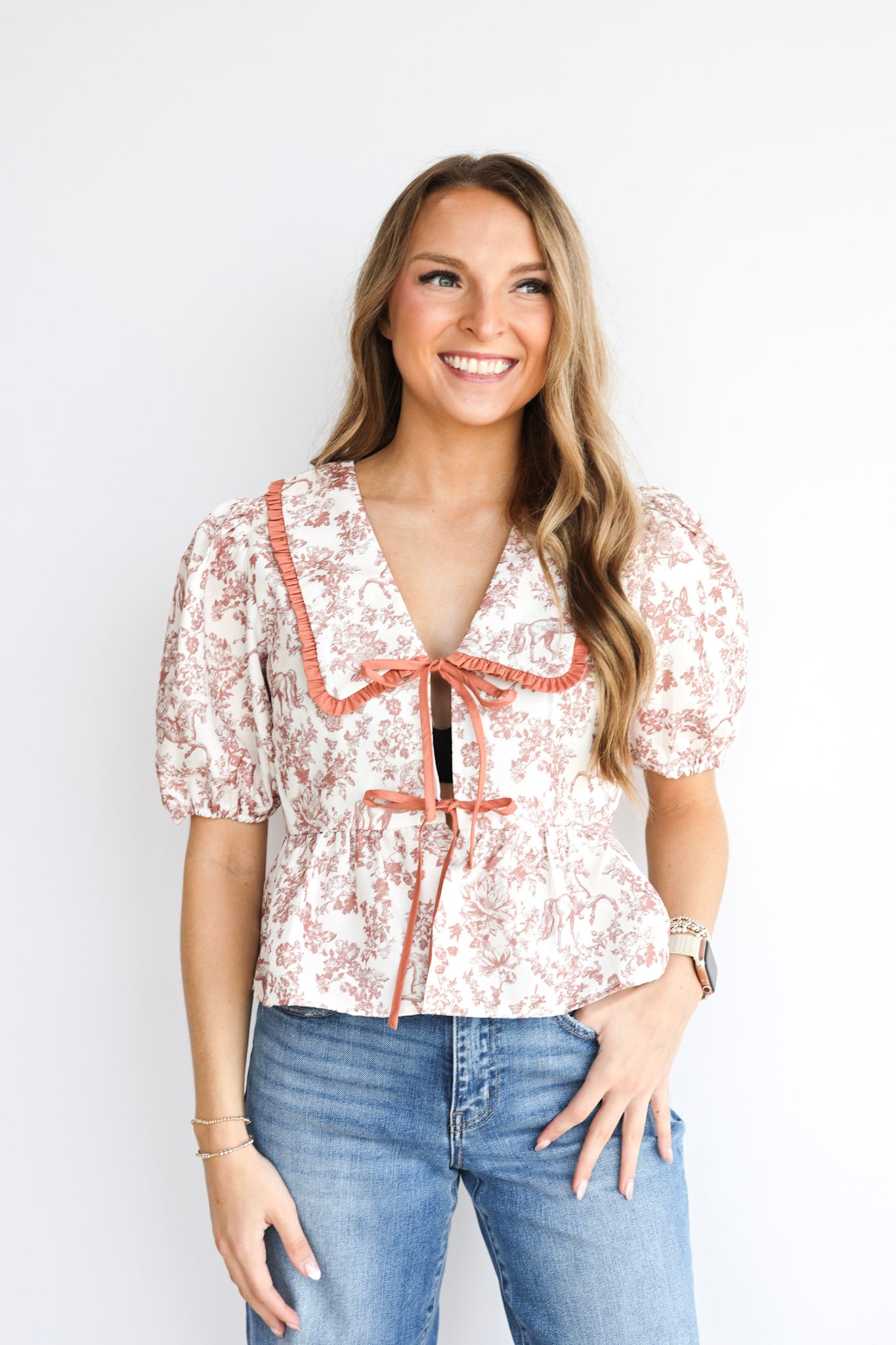 TOILE PETER PAN BLOUSE
