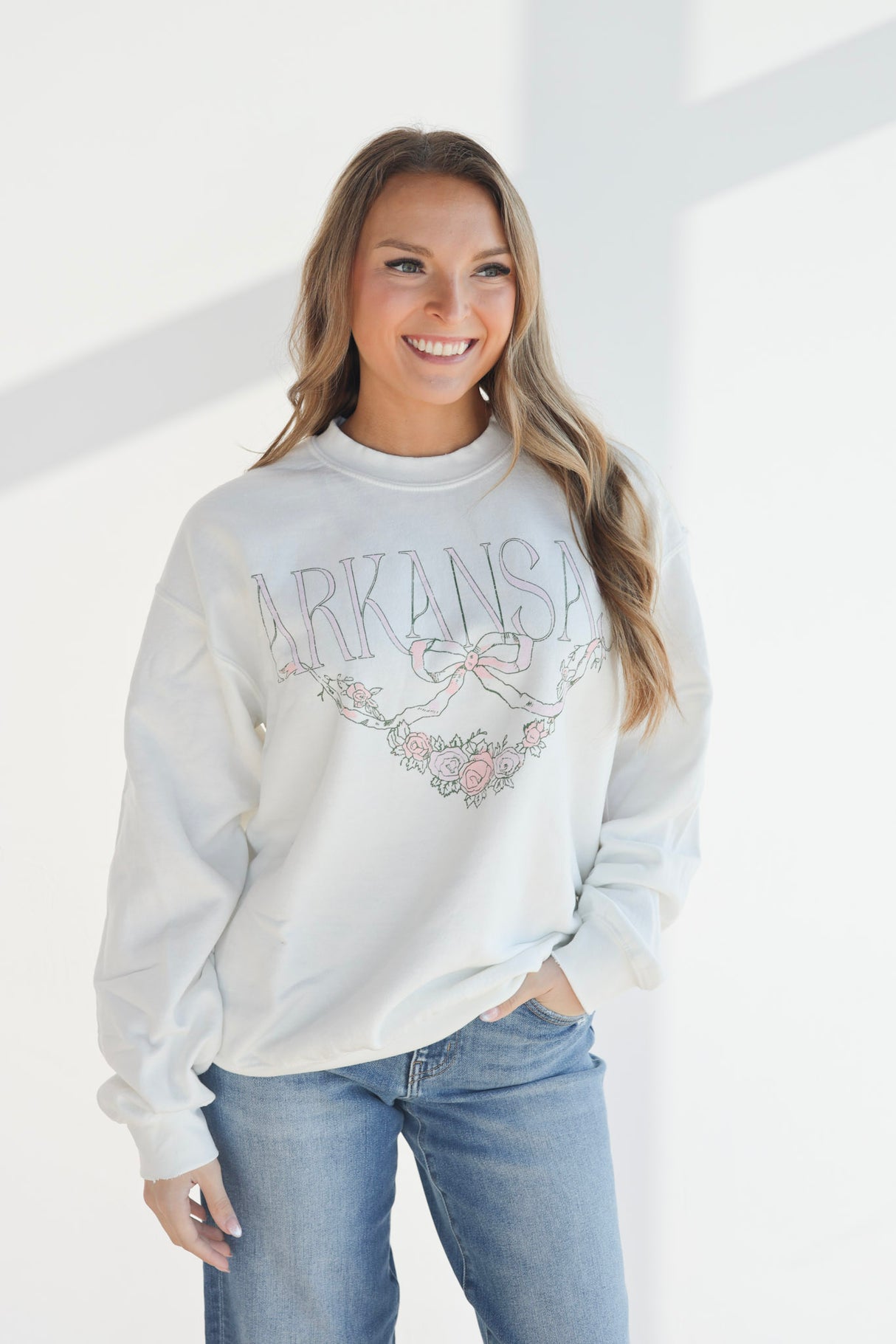 ARKANSAS SWAG THRIFT SWEATSHIRT